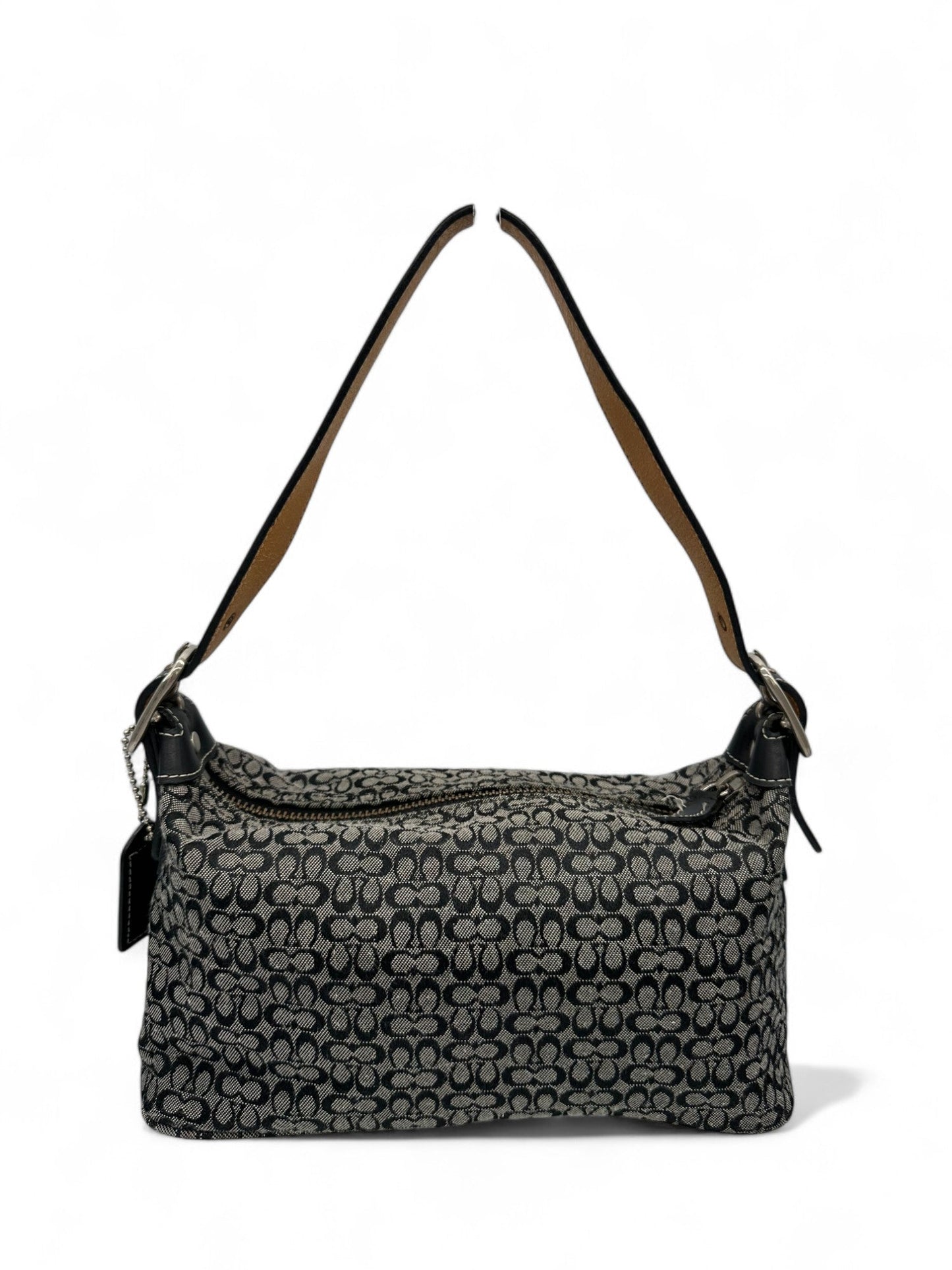 Vintage Coach 6332 Black Monogram Shoulder Bag Y2K - Thanks it's Vintage