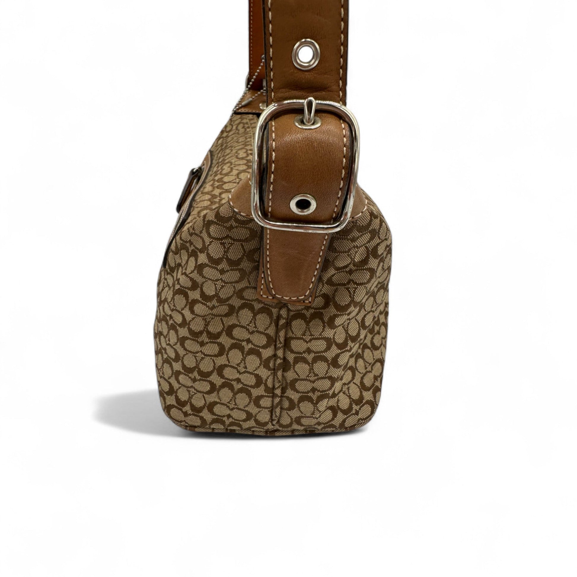 Vintage Coach 6332 Brown Monogram Shoulder Bag - Thanks it's Vintage