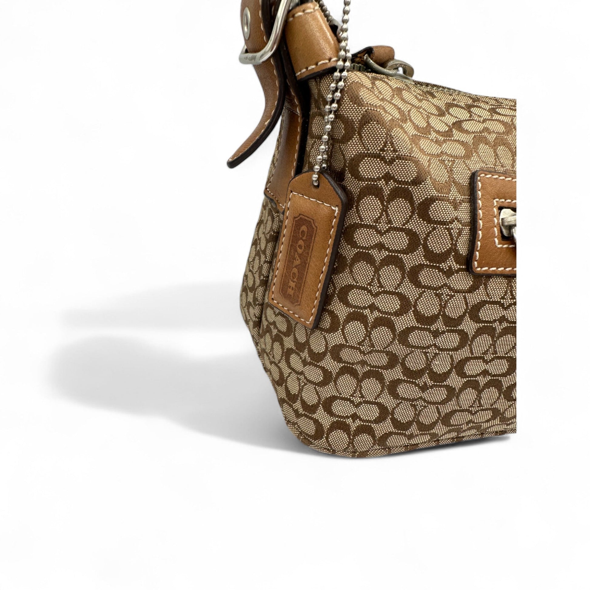 Vintage Coach 6332 Brown Monogram Shoulder Bag - Thanks it's Vintage