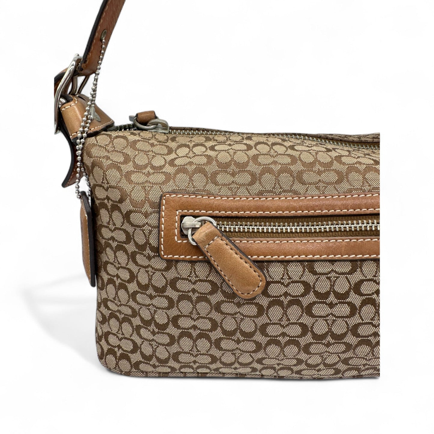 Vintage Coach 6332 Brown Monogram Shoulder Bag - Thanks it's Vintage