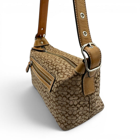 Vintage Coach 6332 Brown Monogram Shoulder Bag - Thanks it's Vintage