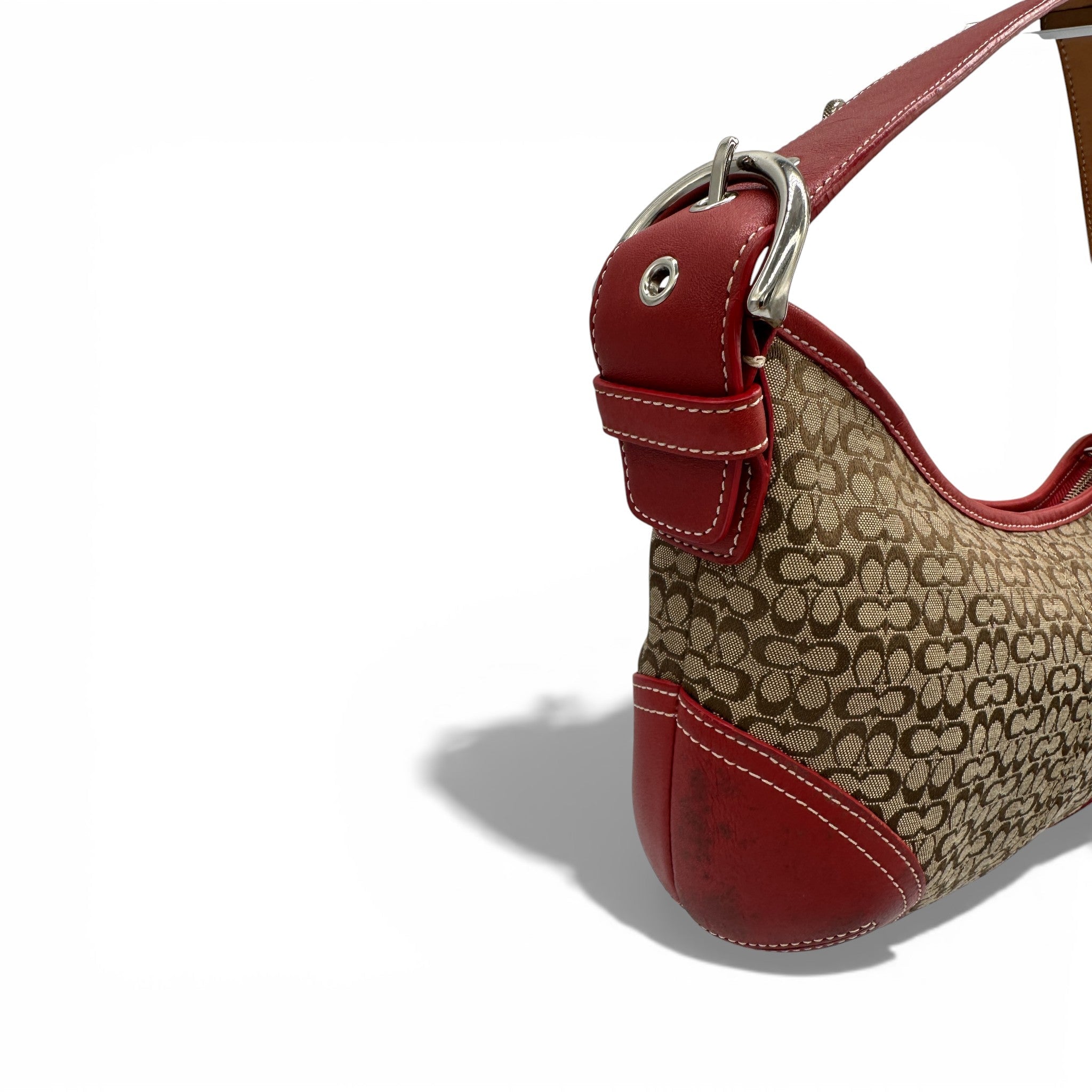 Coach Soho RED Signature Shoulder Bag