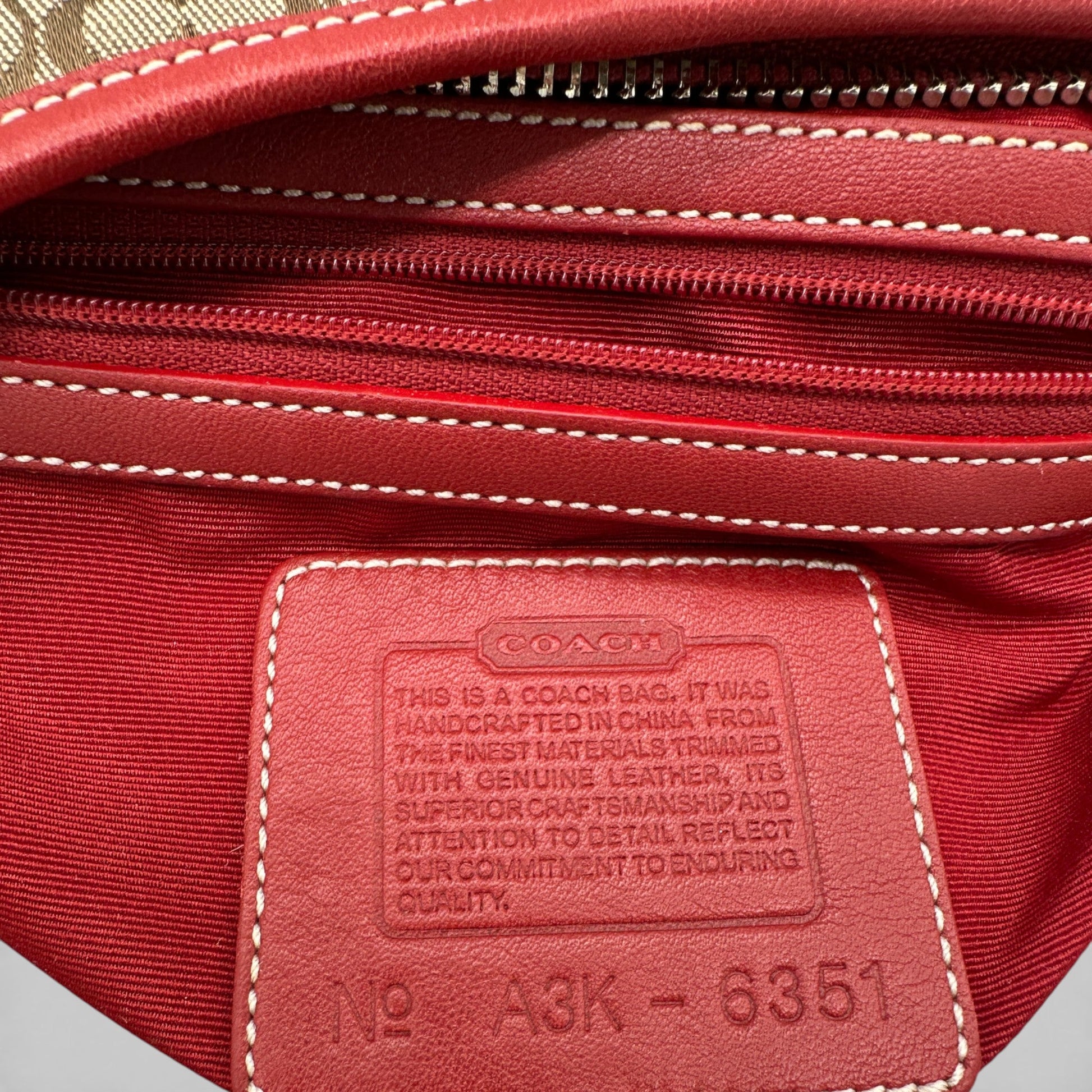 Vintage Coach 6351 Red Soho Shoulder Bag - Thanks it's Vintage