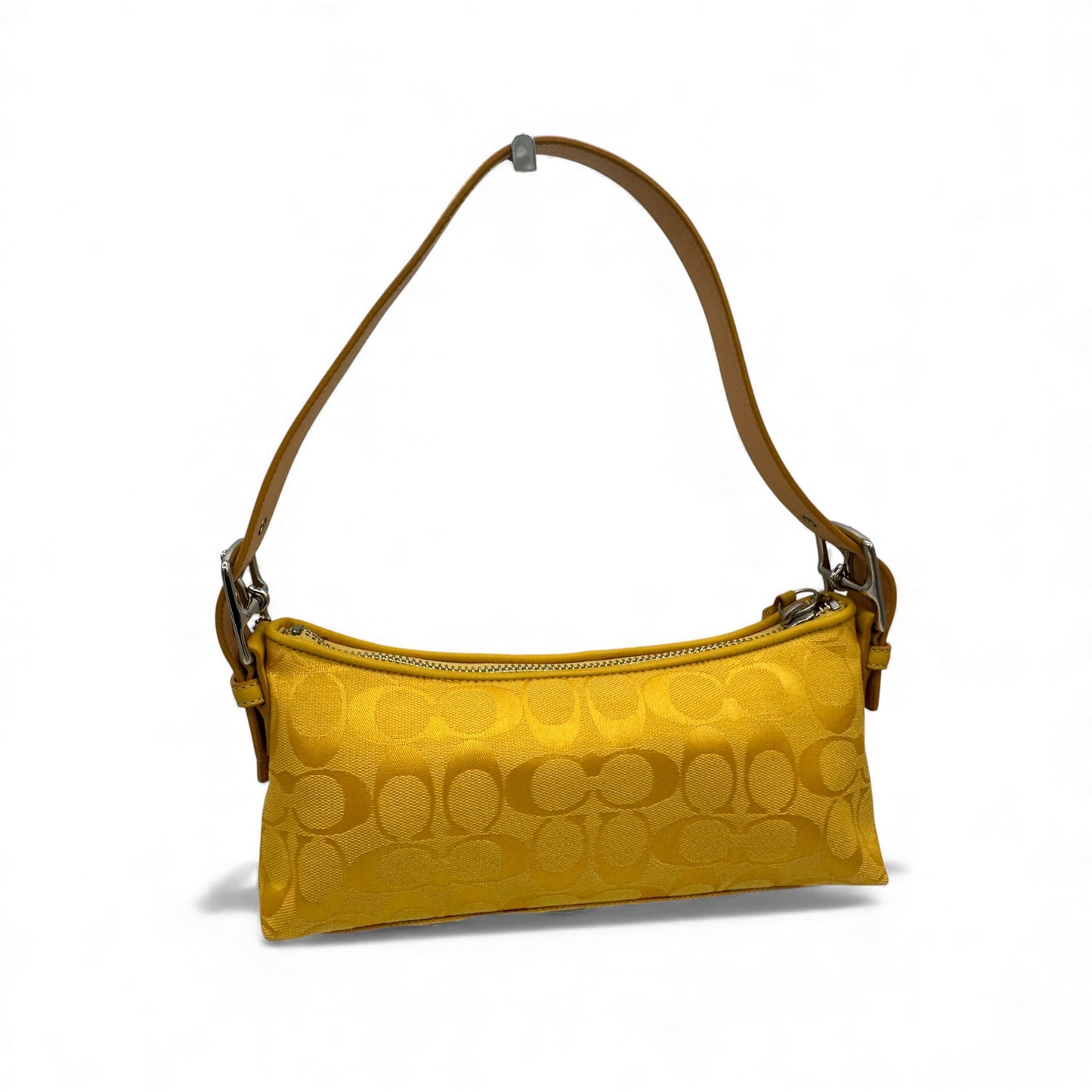 Vintage Coach 6371 Yellow Baguette Shoulder Bag - Thanks it's Vintage