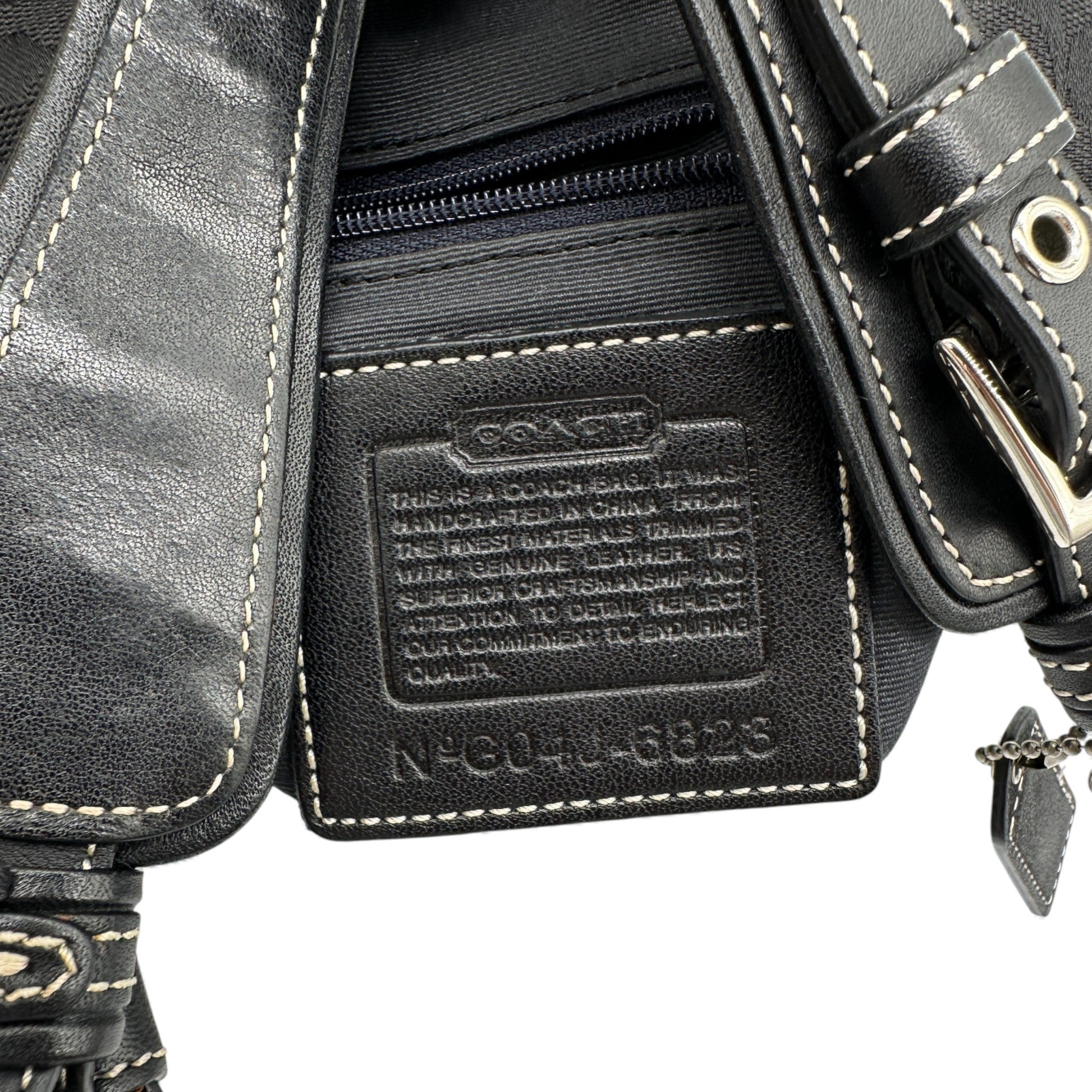 Vintage Coach 6823 Soho Black Crescent Shoulder Bag - Thanks it's Vintage