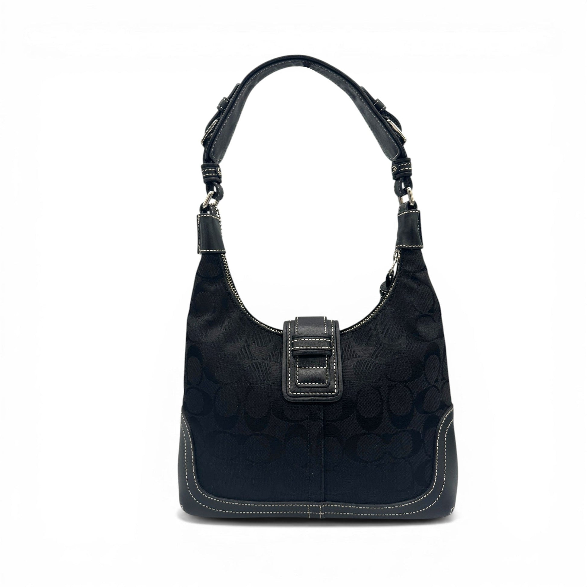 Vintage Coach 6823 Soho Black Crescent Shoulder Bag - Thanks it's Vintage