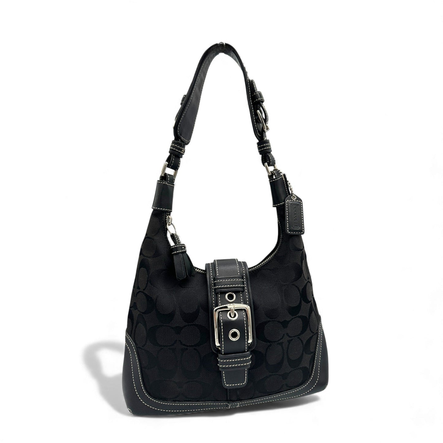 Vintage Coach 6823 Soho Black Crescent Shoulder Bag - Thanks it's Vintage