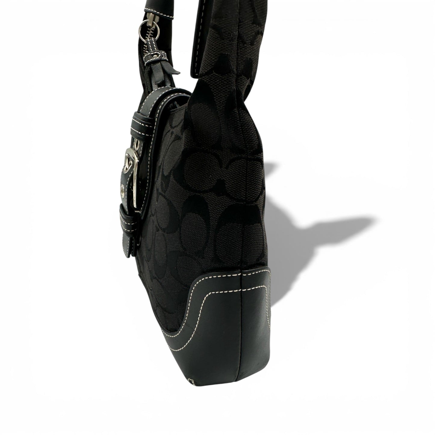 Vintage Coach 6823 Soho Black Crescent Shoulder Bag - Thanks it's Vintage