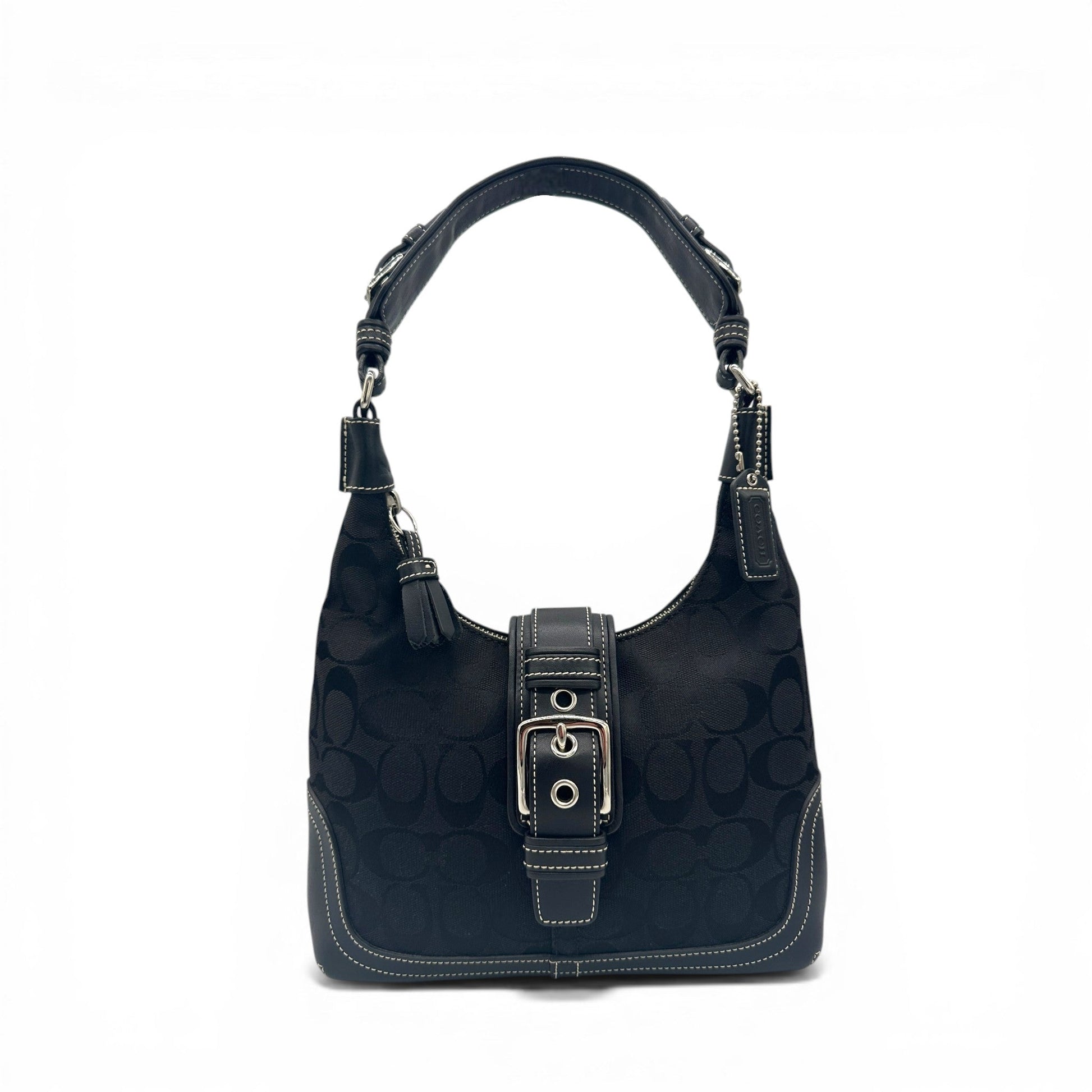 Vintage Coach 6823 Soho Black Crescent Shoulder Bag - Thanks it's Vintage