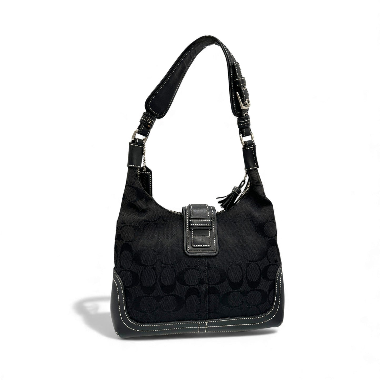 Vintage Coach 6823 Soho Black Crescent Shoulder Bag - Thanks it's Vintage