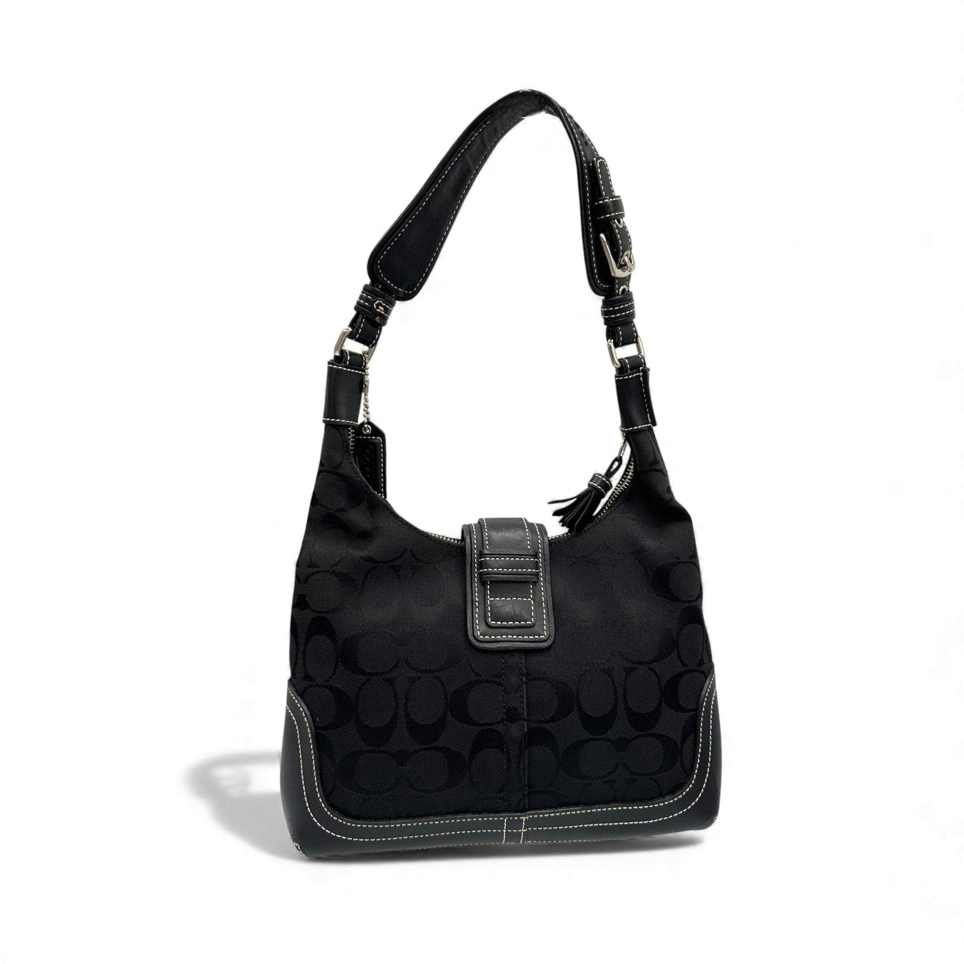 Vintage Coach 6823 Soho Black Crescent Shoulder Bag - Thanks it's Vintage