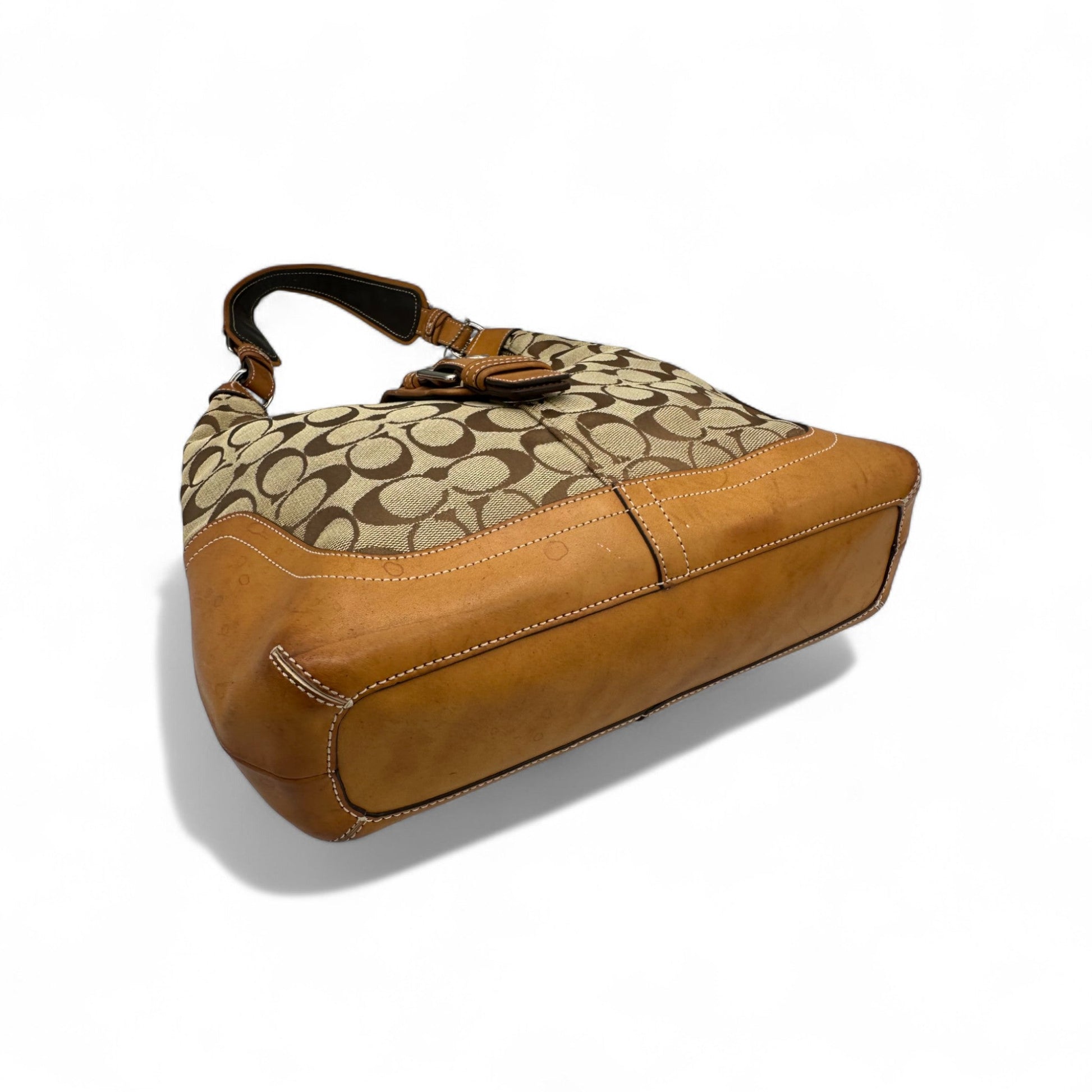 Vintage Coach 6824 Soho Crescent Monogram Shoulder Bag - Thanks it's Vintage