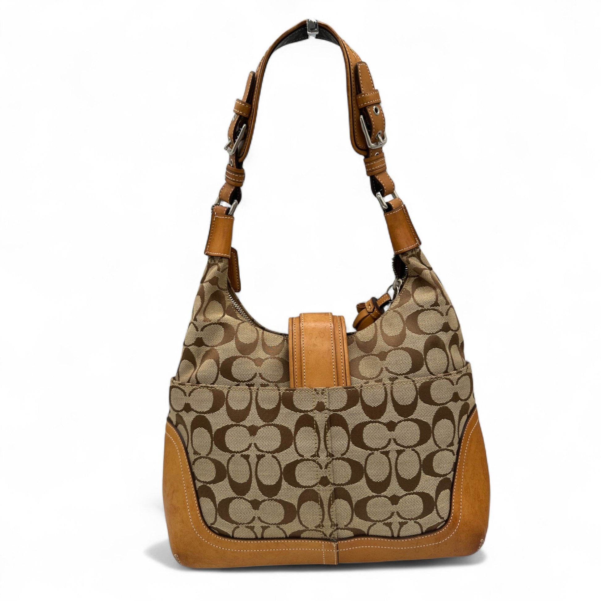 Vintage Coach 6824 Soho Crescent Monogram Shoulder Bag - Thanks it's Vintage