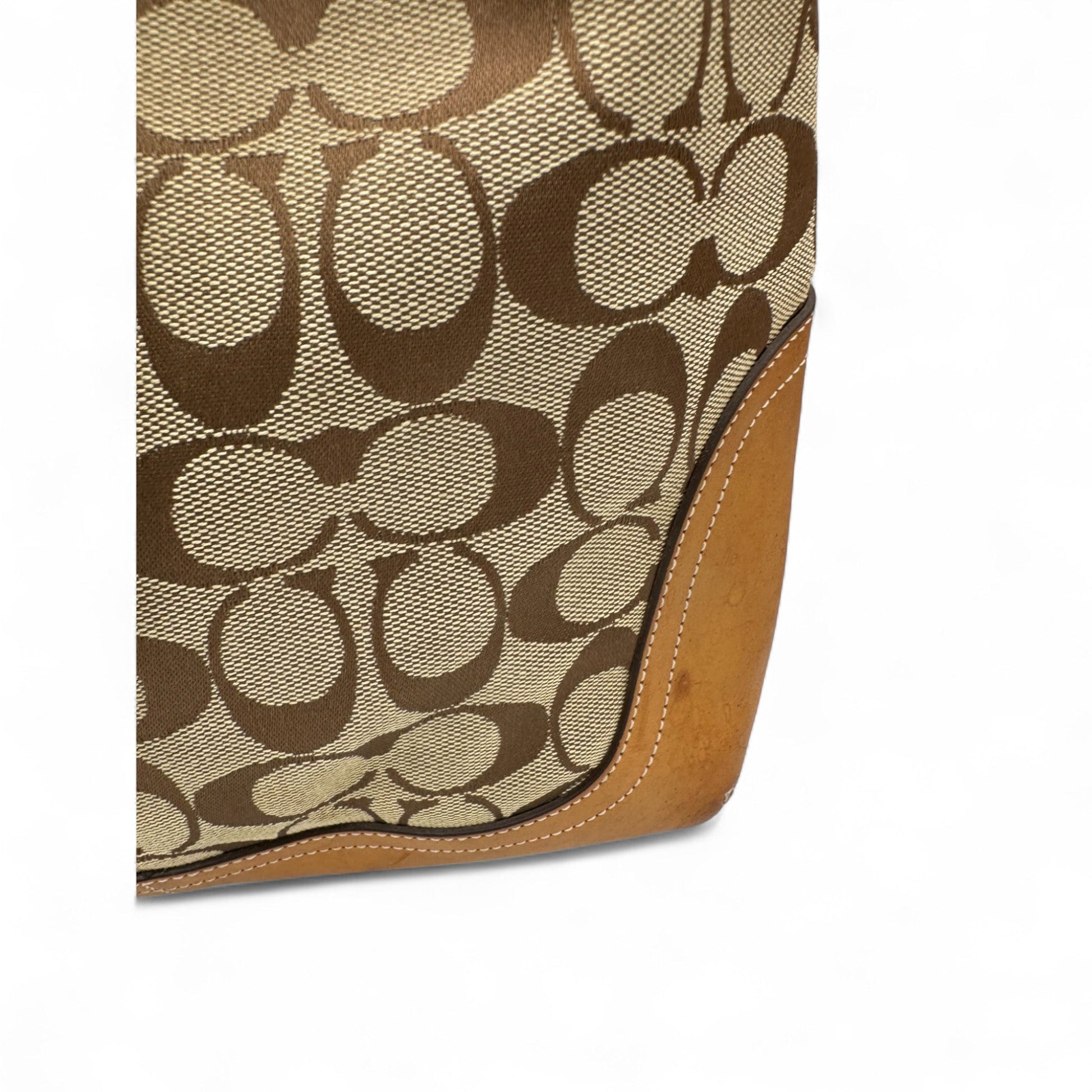 Vintage Coach 6824 Soho Crescent Monogram Shoulder Bag - Thanks it's Vintage