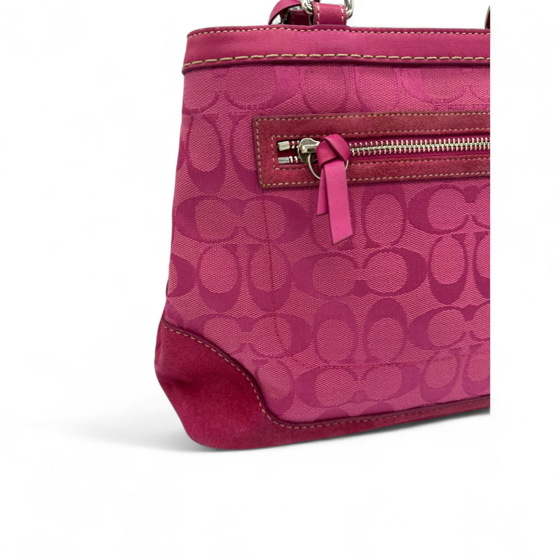 Vintage Coach 6830 Pink Monogram Handbag - Thanks it's Vintage