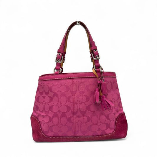 Vintage Coach 6830 Pink Monogram Handbag - Thanks it's Vintage