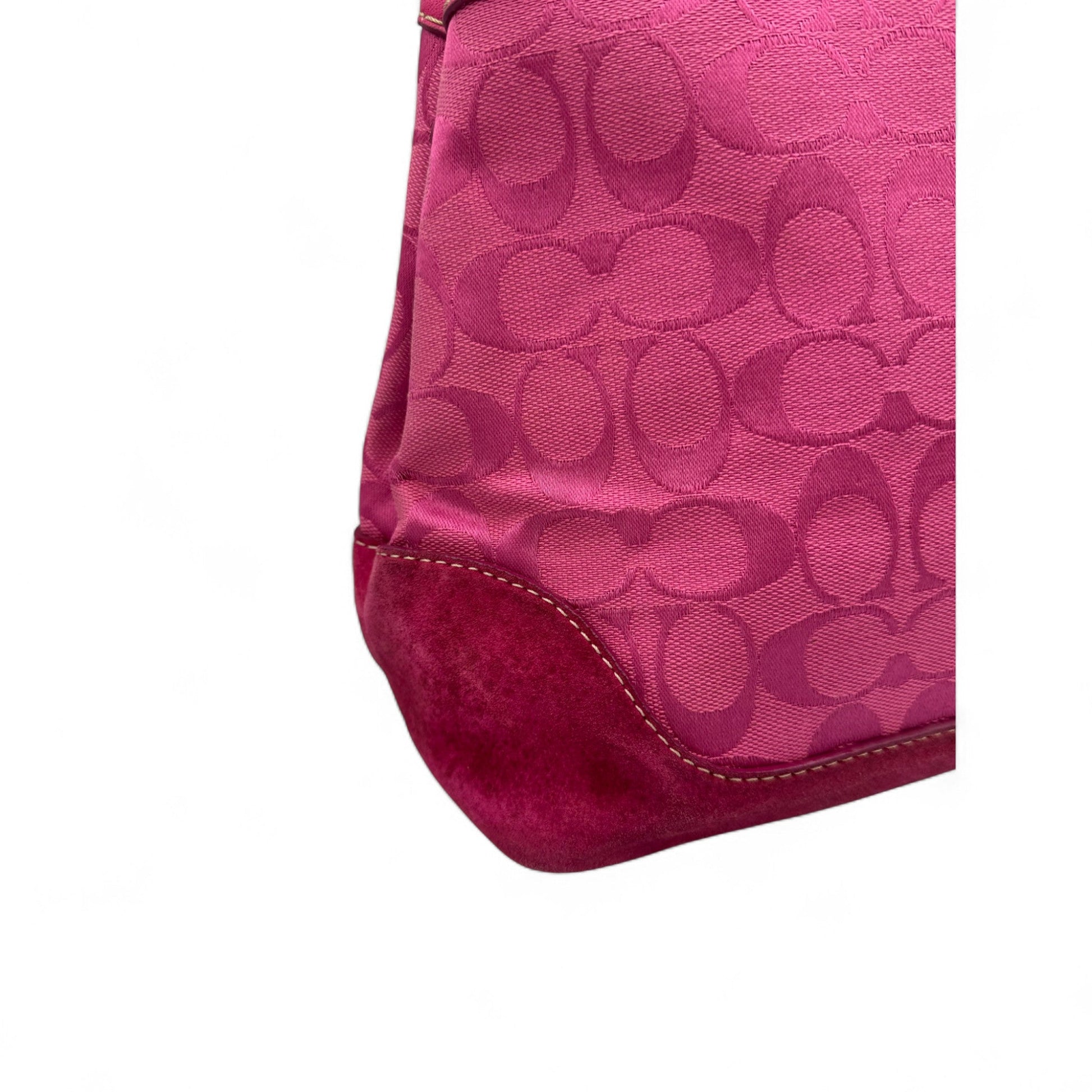 Vintage Coach 6830 Pink Monogram Handbag - Thanks it's Vintage