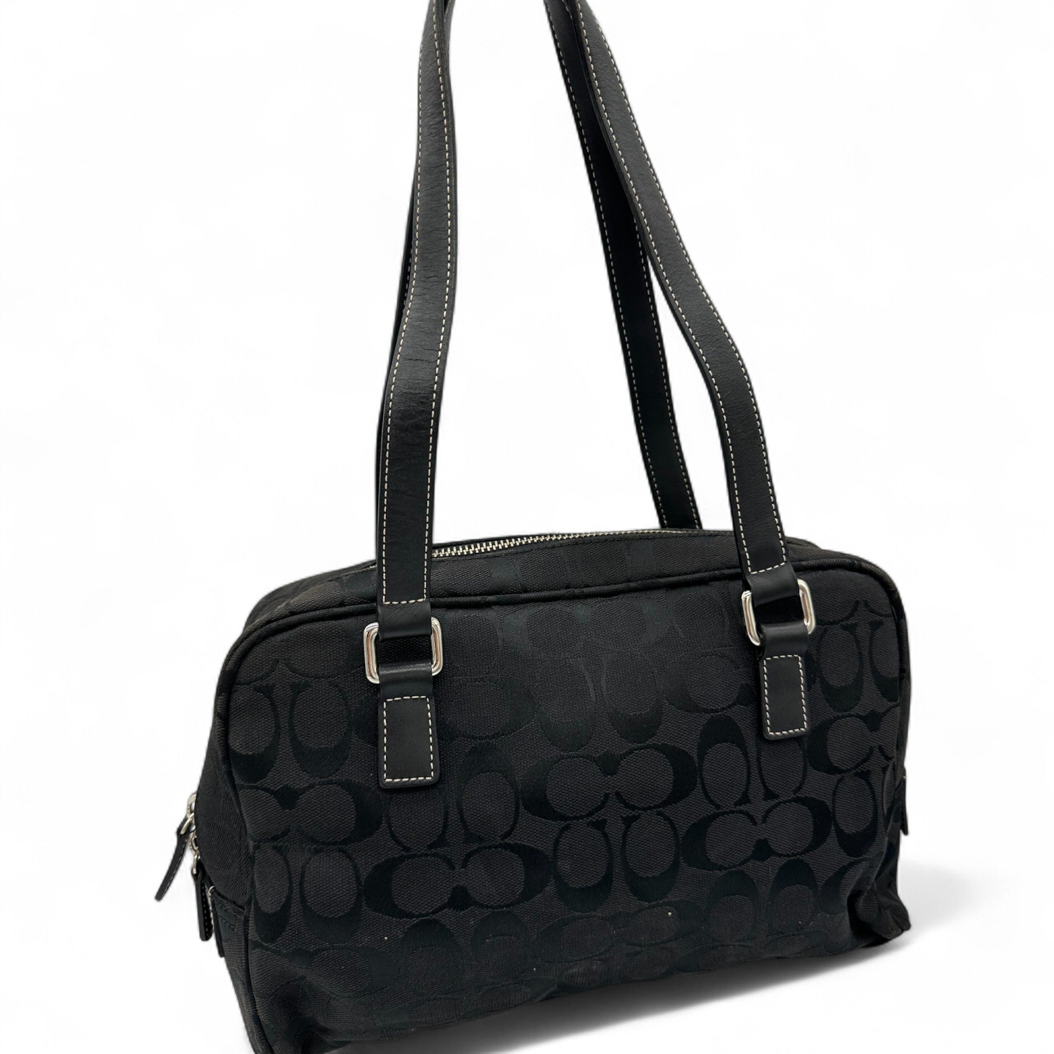 ショルダーバッグ vintage COACH Soho Shoulder Bag black Coach Black Leather Soho Shoulder Bag – Rediscover Vintage
