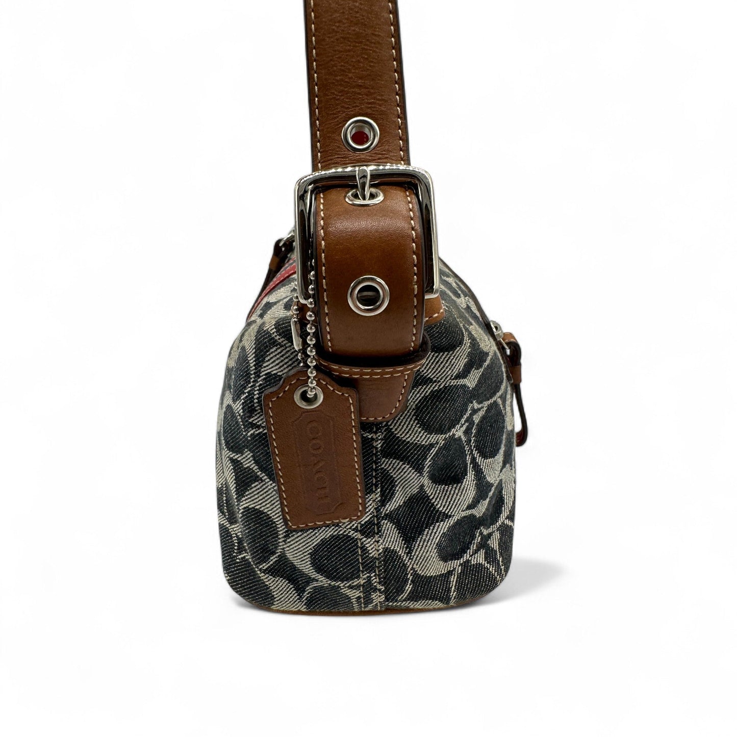 Vintage Coach 7022 Denim Monogram Shoulder Bag - Thanks it's Vintage