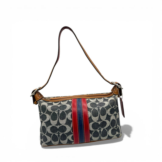 Vintage Coach 7022 Denim Monogram Shoulder Bag - Thanks it's Vintage