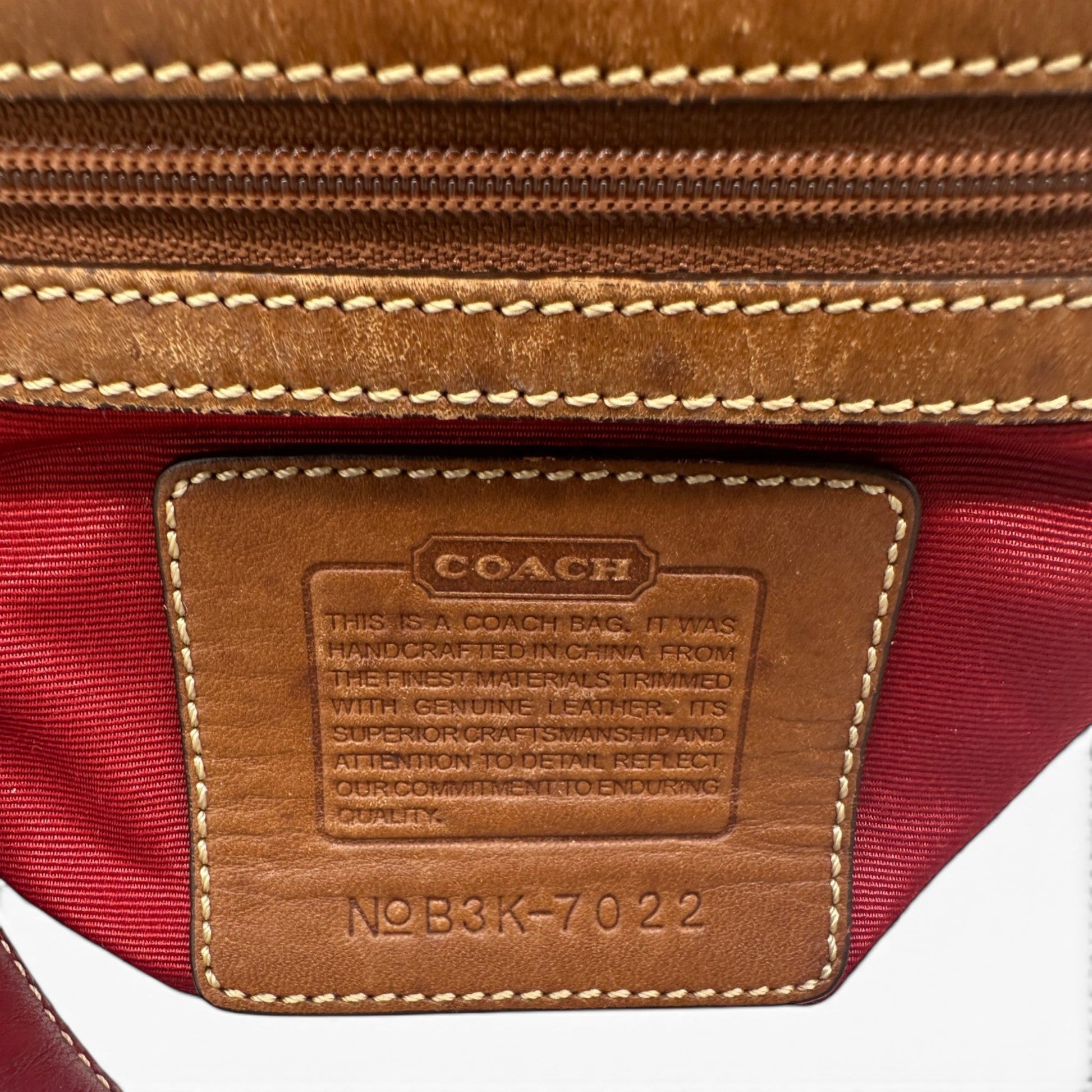 Vintage Coach 7022 Denim Monogram Shoulder Bag - Thanks it's Vintage