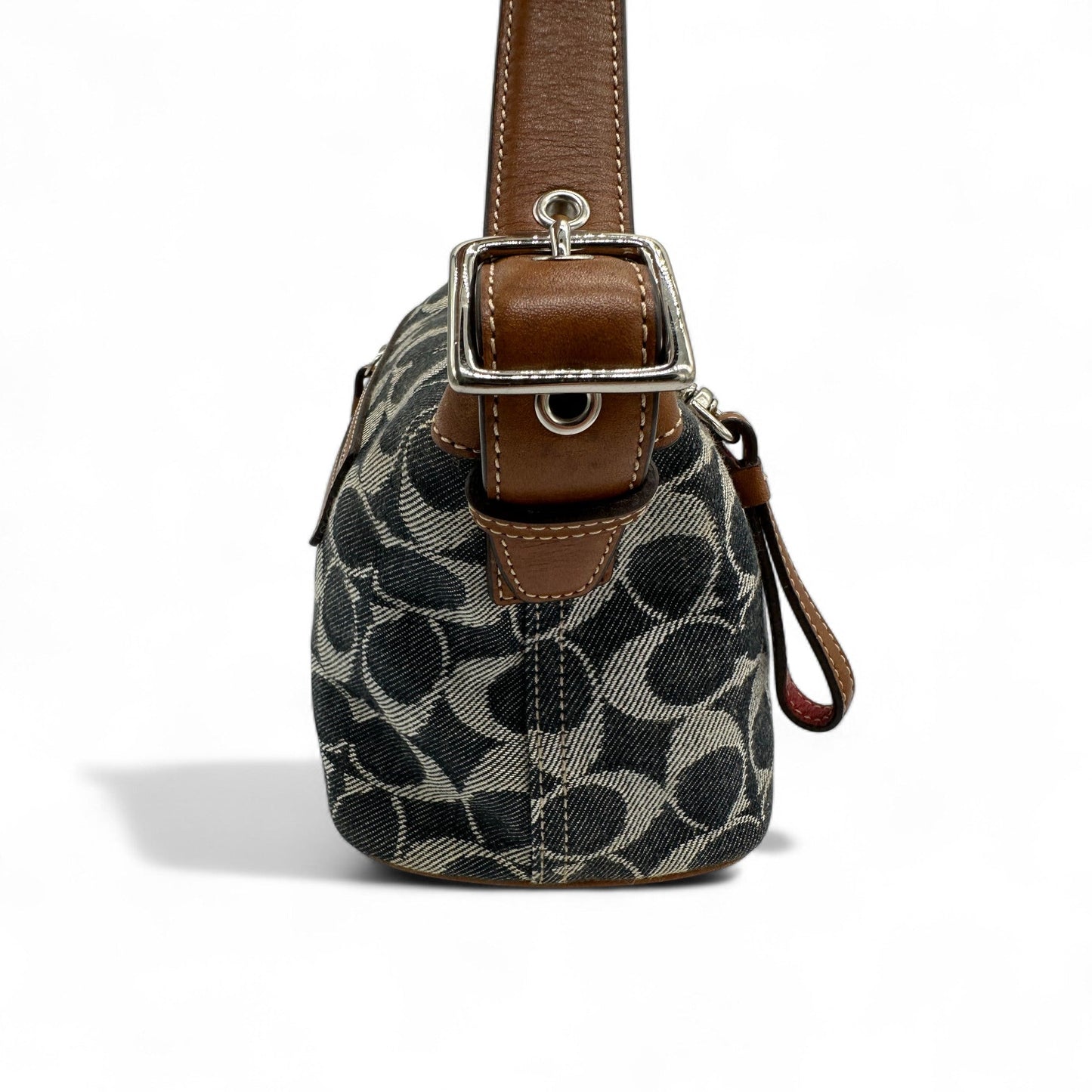 Vintage Coach 7022 Denim Monogram Shoulder Bag - Thanks it's Vintage