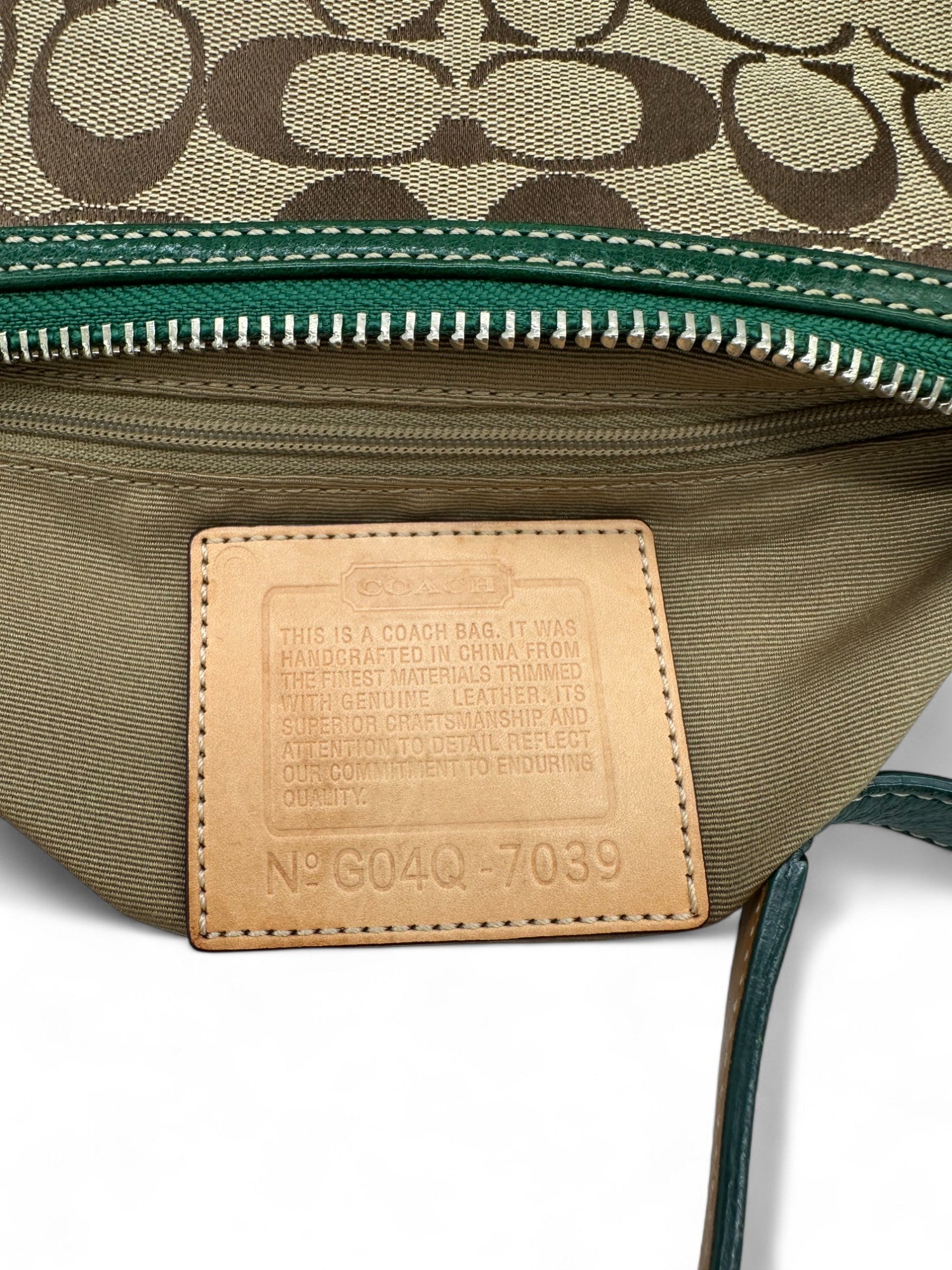 Vintage Coach 7039 East West Baguette Shoulder Bag - Thanks it's Vintage