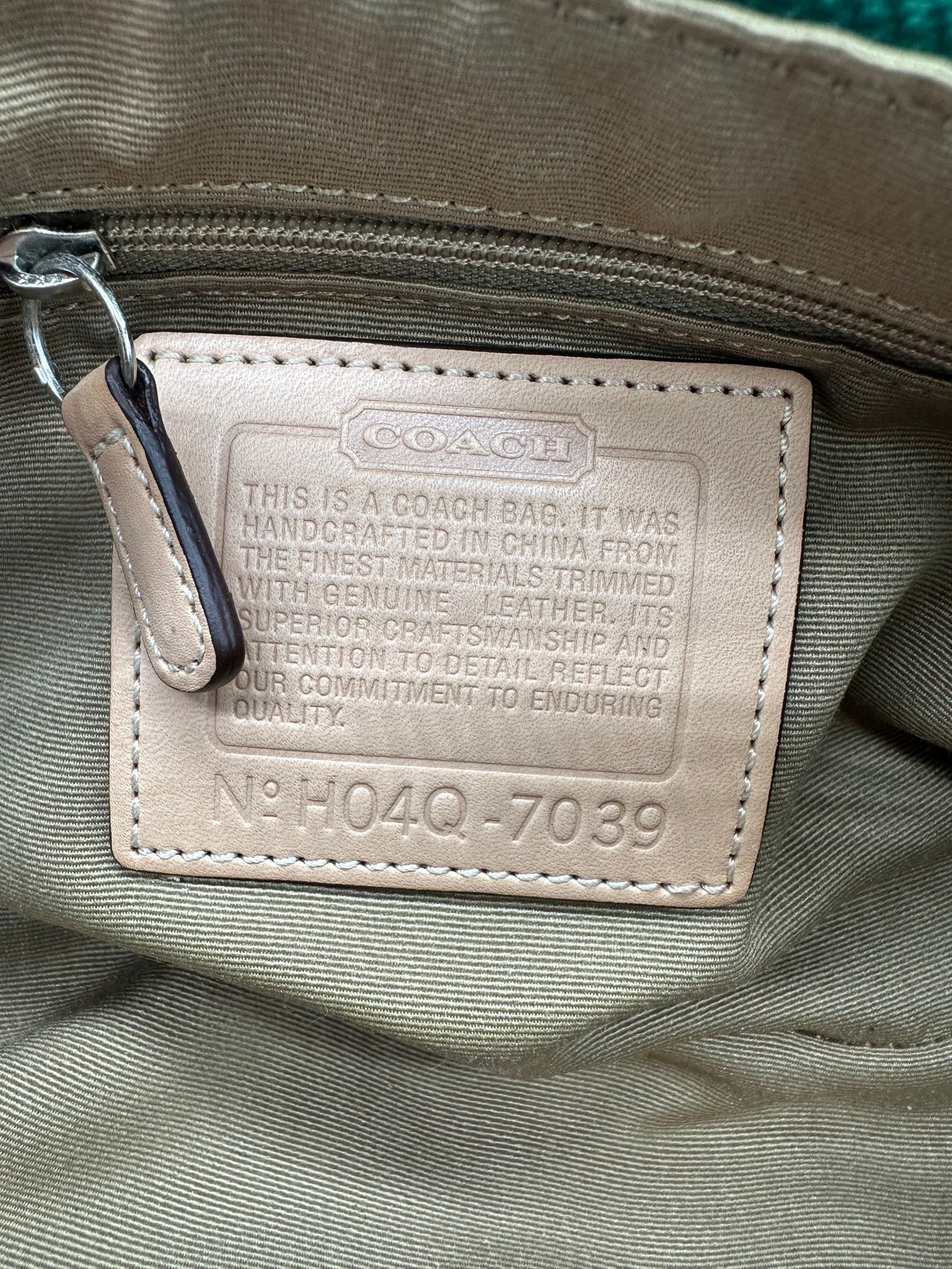 Vintage Coach 7039 East West Baguette Shoulder Bag - Thanks it's Vintage