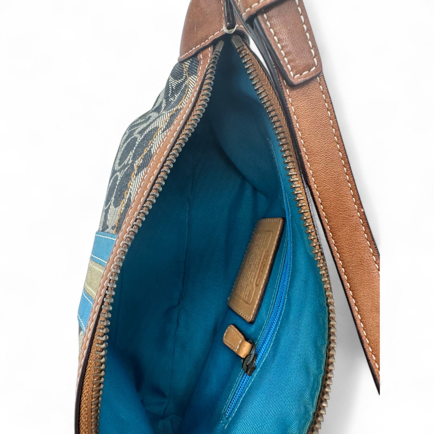Vintage Coach 7041 Denim Monogram Shoulder Bag - Thanks it's Vintage