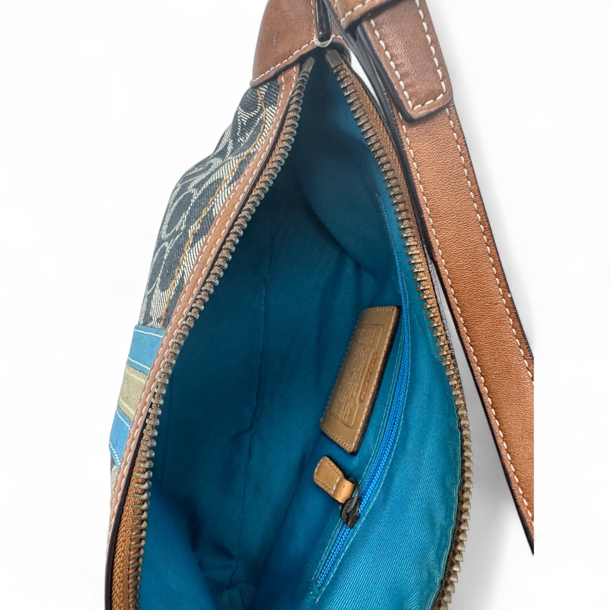Vintage Coach 7041 Denim Monogram Shoulder Bag - Thanks it's Vintage