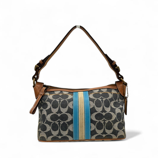 Vintage Coach 7041 Denim Monogram Shoulder Bag - Thanks it's Vintage