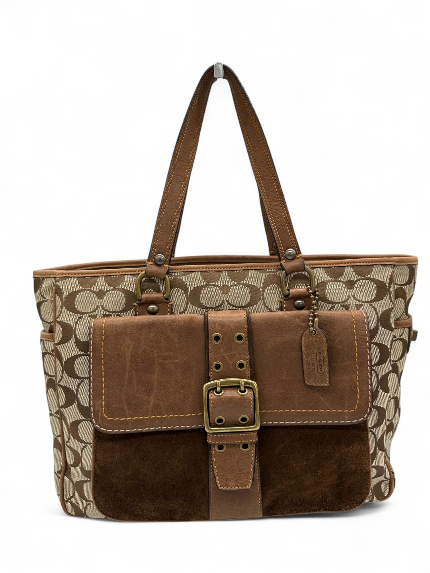 Vintage Coach 7066 Limited Edition Fall 2004 Monogram Tote Bag - Thanks it's Vintage