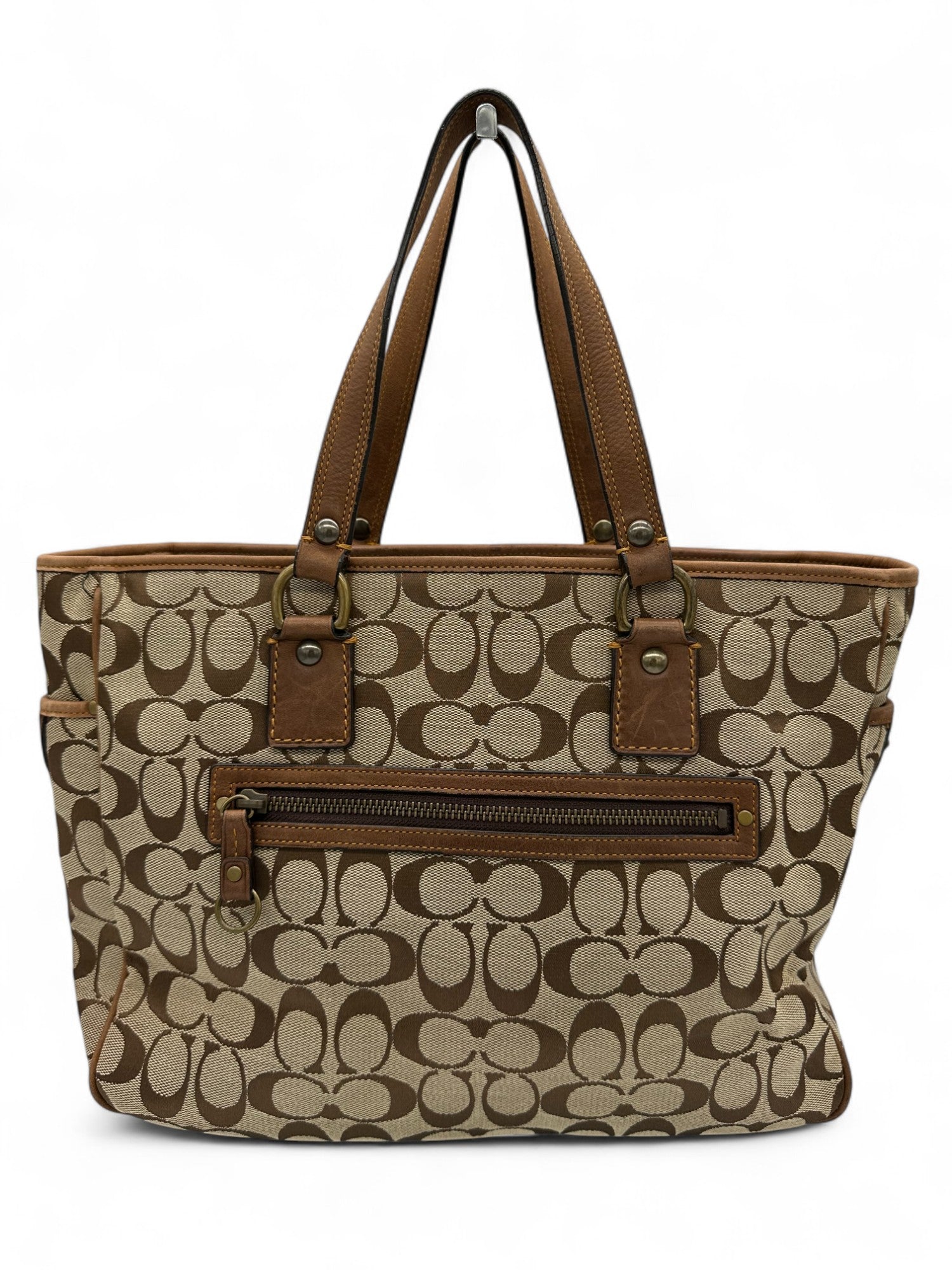 Vintage Coach 7066 Limited Edition Fall 2004 Monogram Tote Bag - Thanks it's Vintage