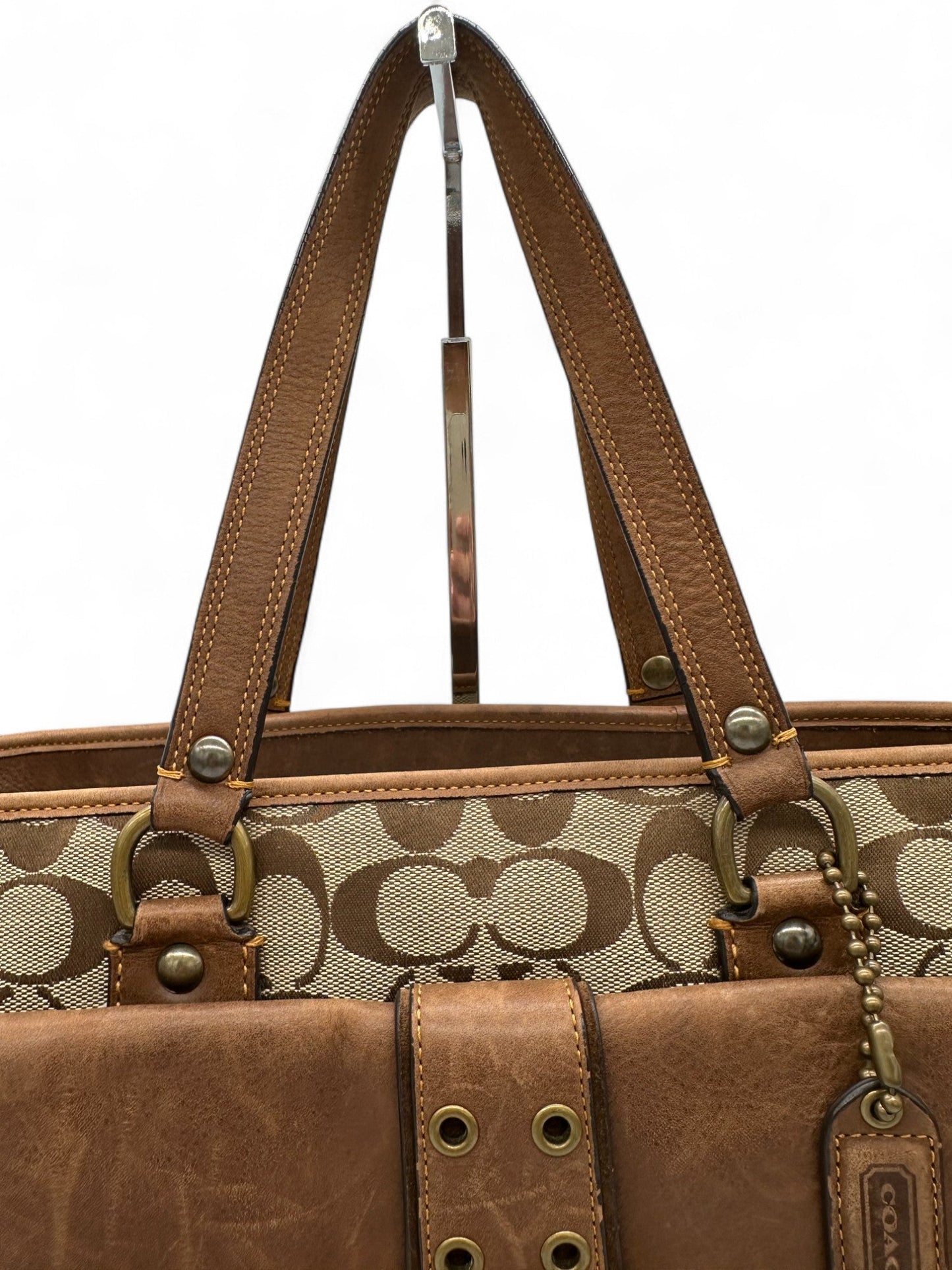 Vintage Coach 7066 Limited Edition Fall 2004 Monogram Tote Bag - Thanks it's Vintage