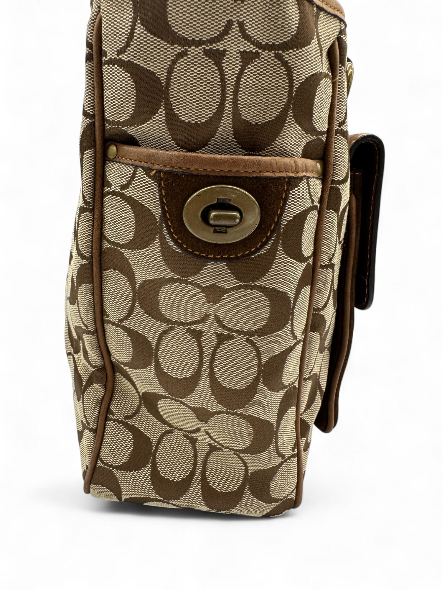 Vintage Coach 7066 Limited Edition Fall 2004 Monogram Tote Bag - Thanks it's Vintage