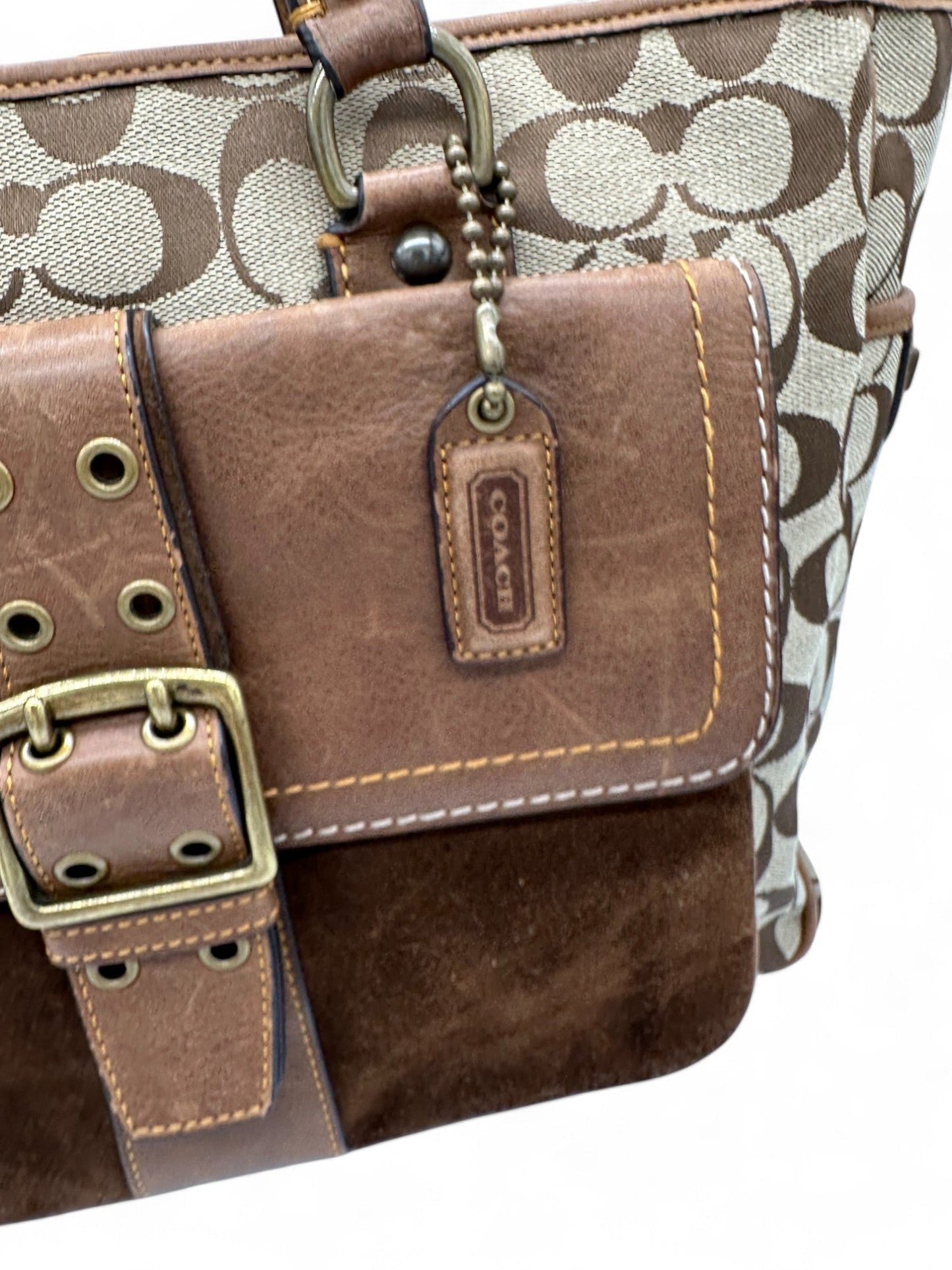 Vintage Coach 7066 Limited Edition Fall 2004 Monogram Tote Bag - Thanks it's Vintage