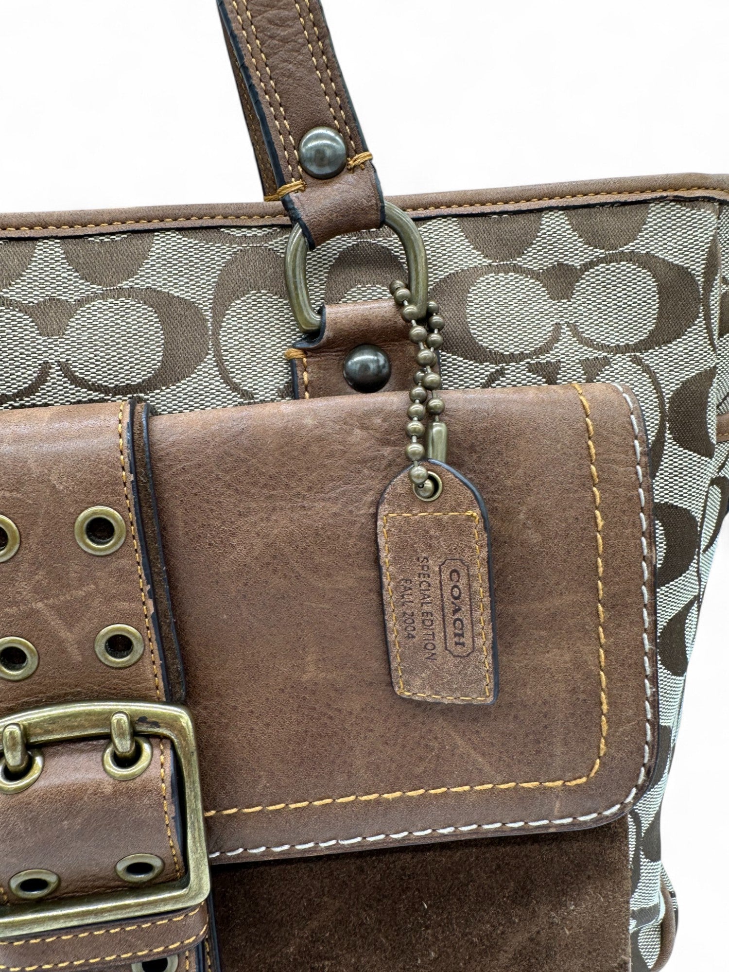 Vintage Coach 7066 Limited Edition Fall 2004 Monogram Tote Bag - Thanks it's Vintage