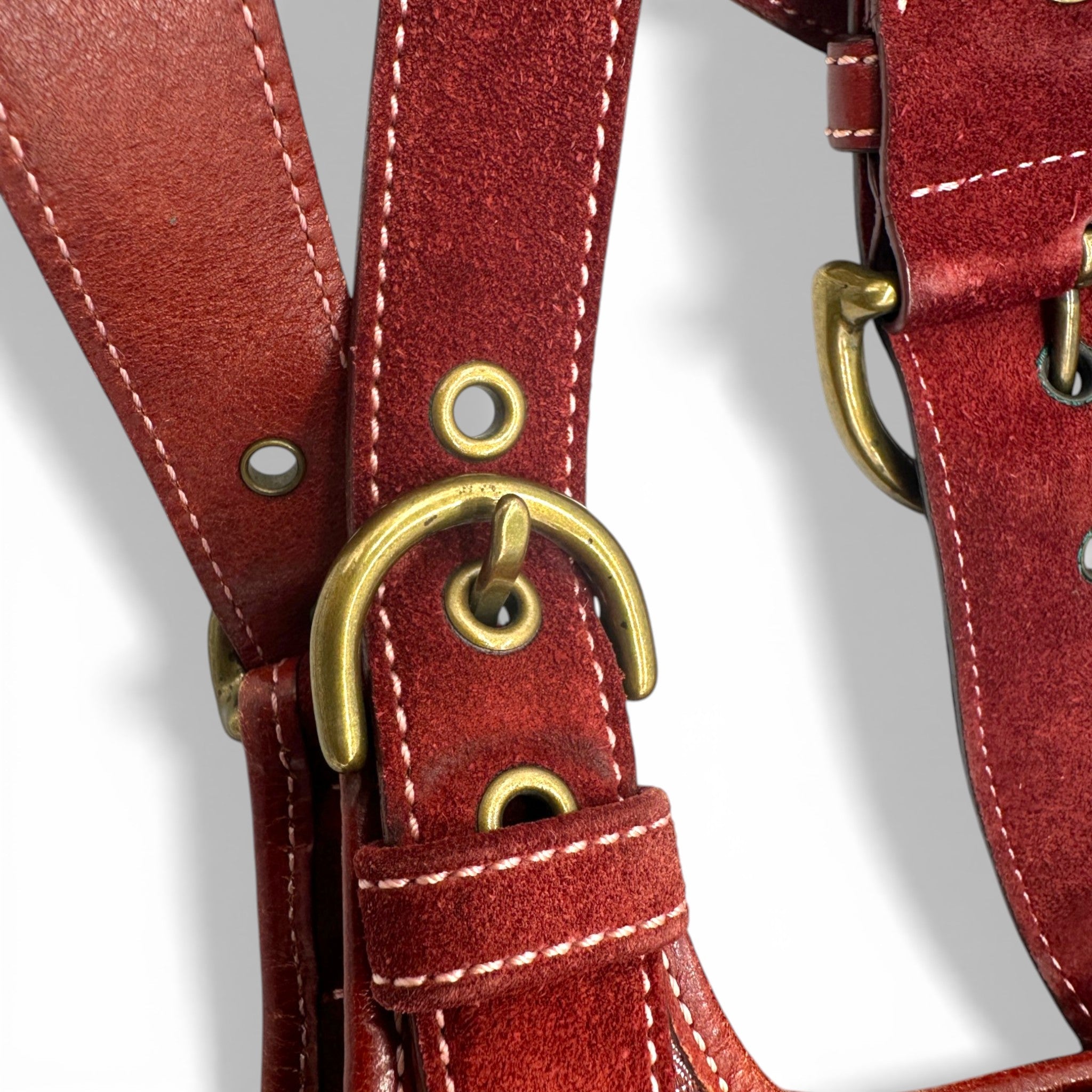 Vintage Coach 7074 Bordeaux Red Soho Shoulder Bag – Thanks it's