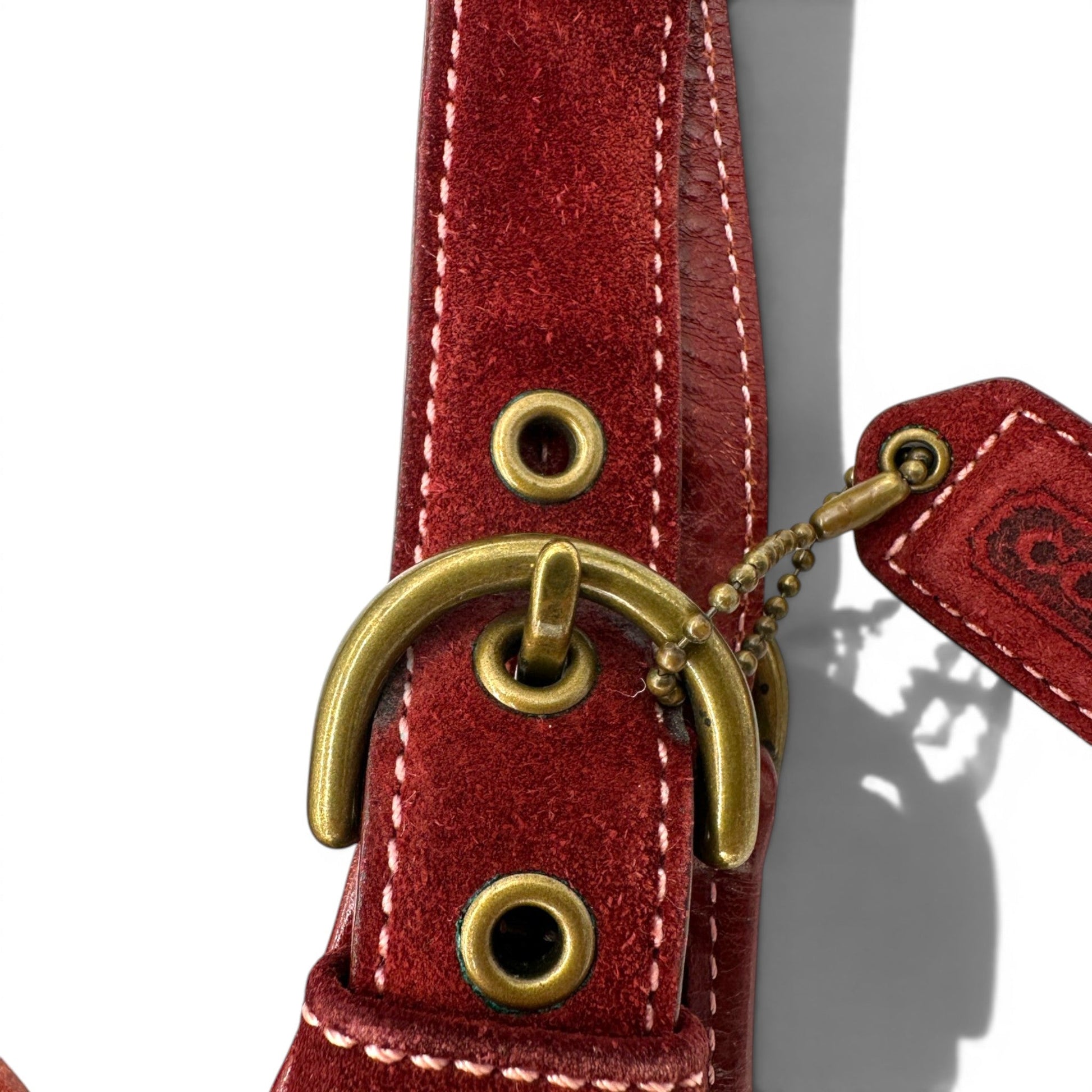 Vintage Coach 7074 Bordeaux Red Soho Shoulder Bag - Thanks it's Vintage