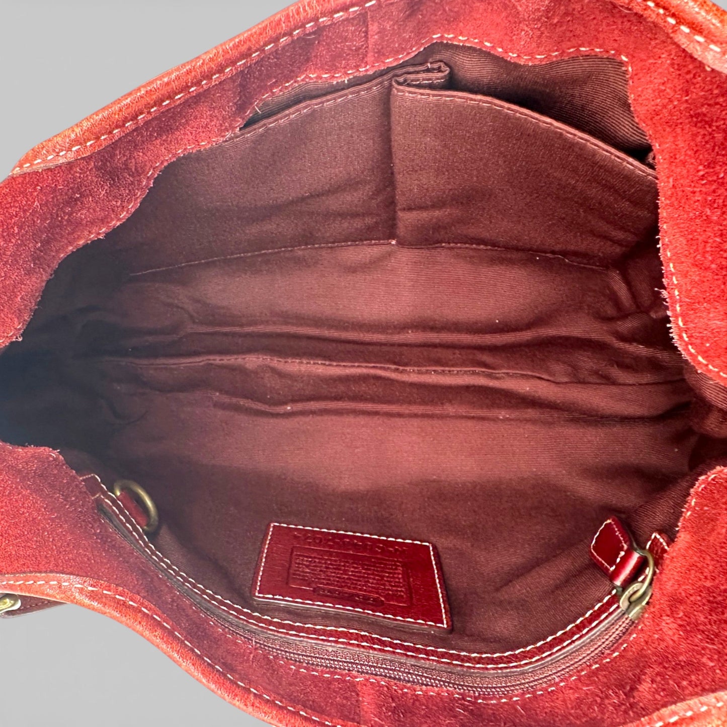 Vintage Coach 7074 Bordeaux Red Soho Shoulder Bag - Thanks it's Vintage