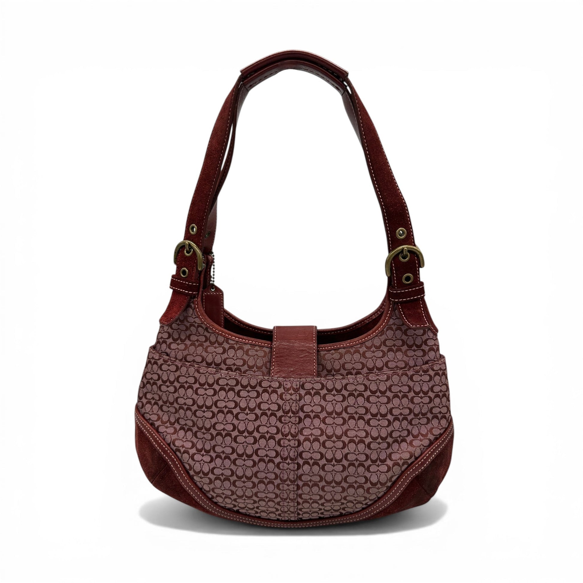 Vintage Coach 7074 Bordeaux Red Soho Shoulder Bag - Thanks it's Vintage