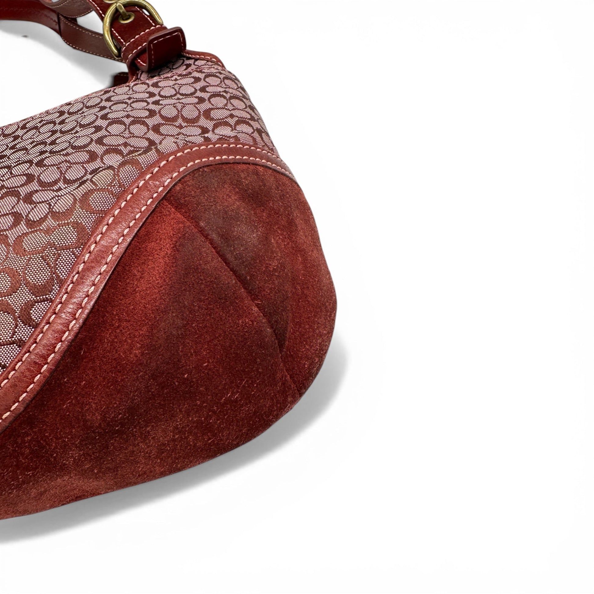Vintage Coach 7074 Bordeaux Red Soho Shoulder Bag - Thanks it's Vintage