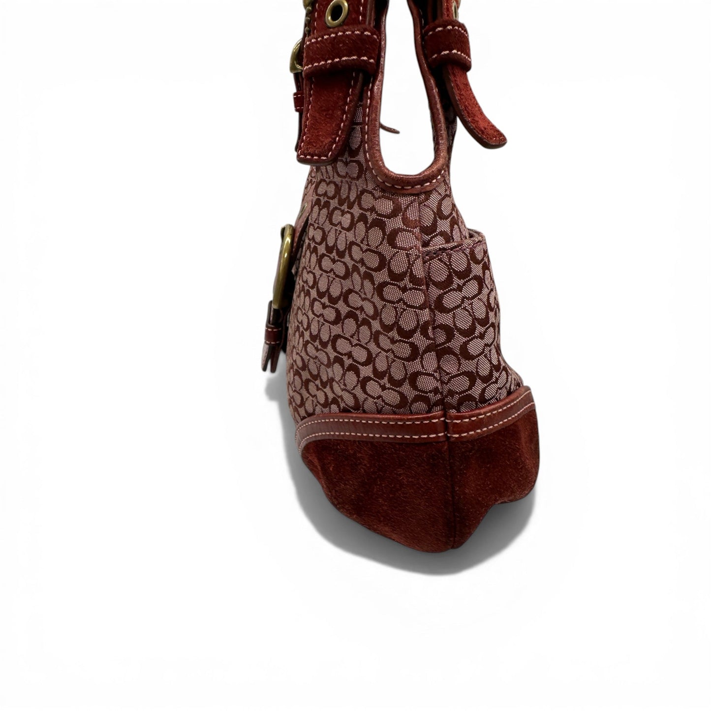 Vintage Coach 7074 Bordeaux Red Soho Shoulder Bag - Thanks it's Vintage