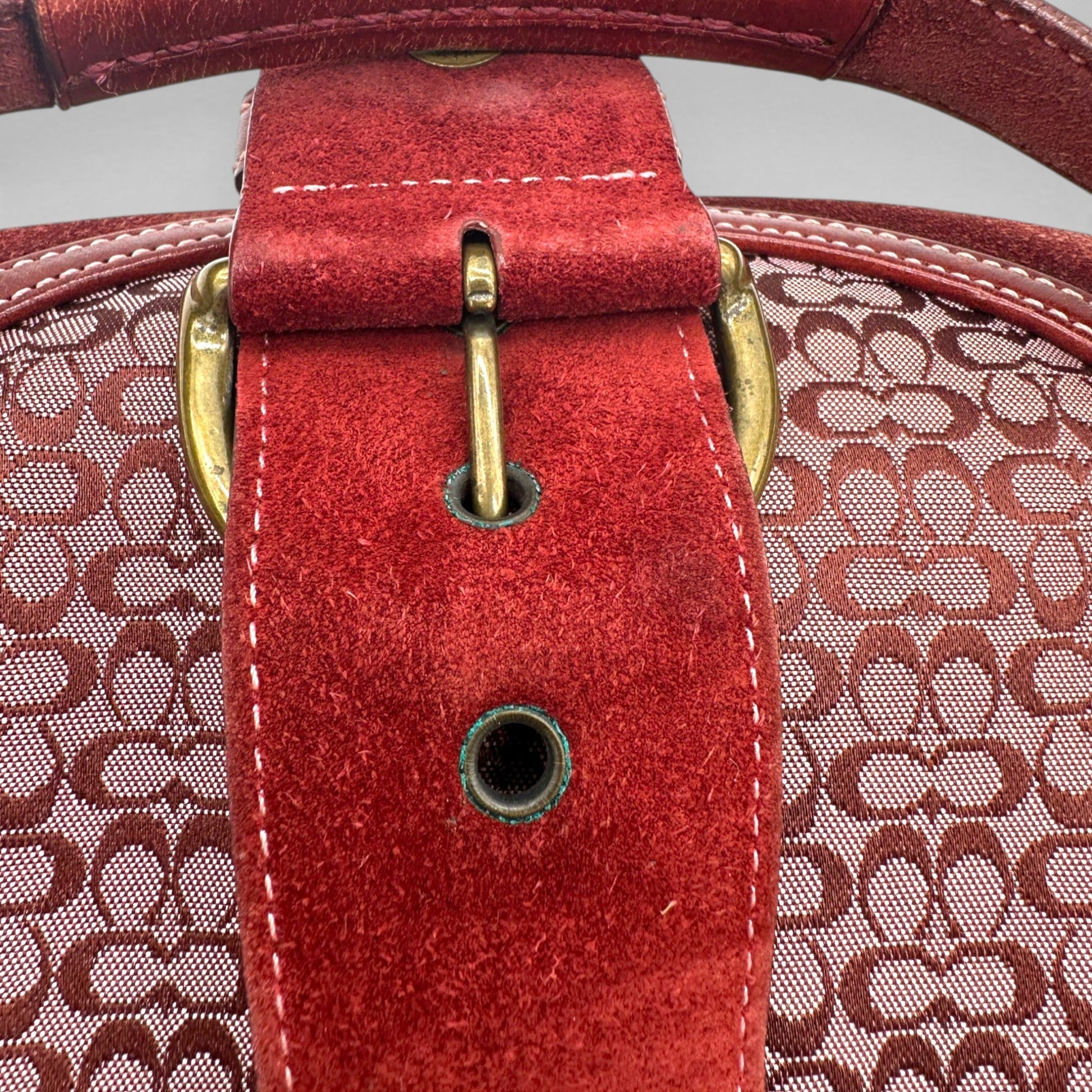 Vintage Coach 7074 Bordeaux Red Soho Shoulder Bag - Thanks it's Vintage