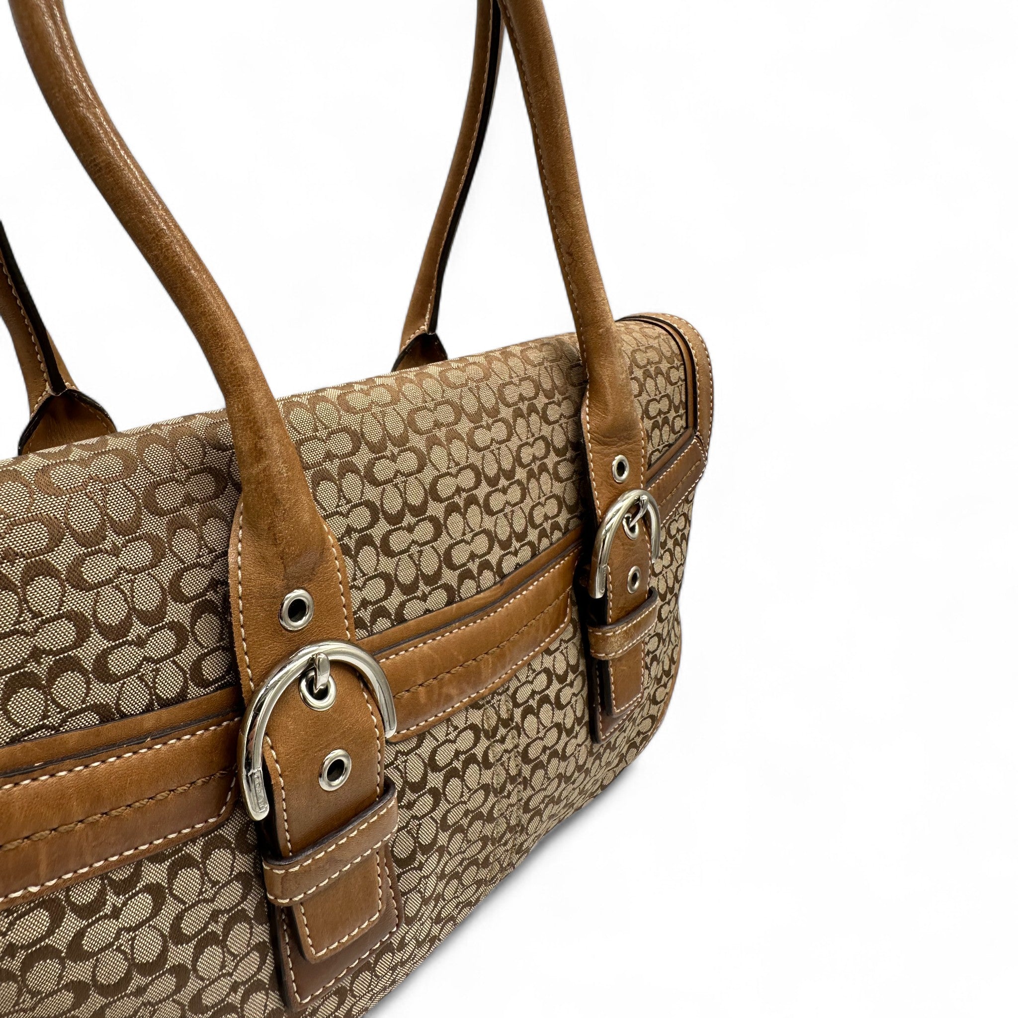 vintage coach old archive soho brown 茶 Vintage Coach 7080 Soho Handbag – Thanks it's Vintage