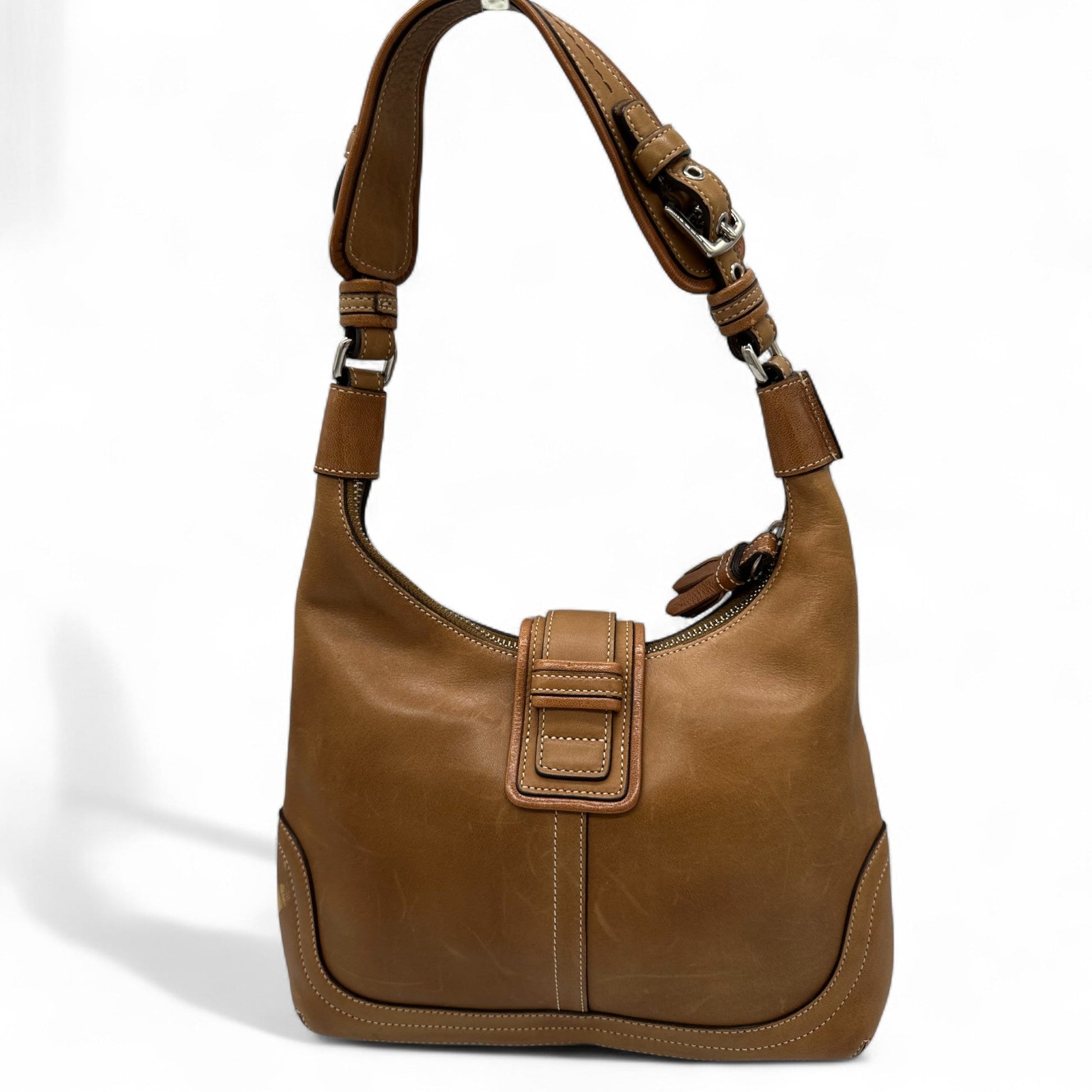 Vintage Coach 7462 Brown Leather Soho Buckle Shoulder Bag - Thanks it's Vintage