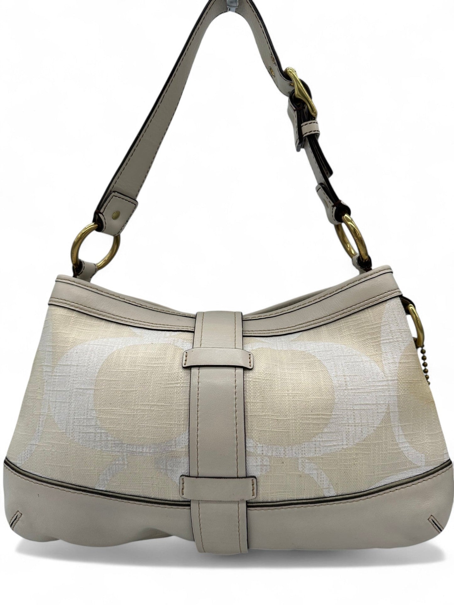 Vintage Coach 7469 2006 Legacy Shoulder Bag in Cream Monogram - Thanks it's Vintage