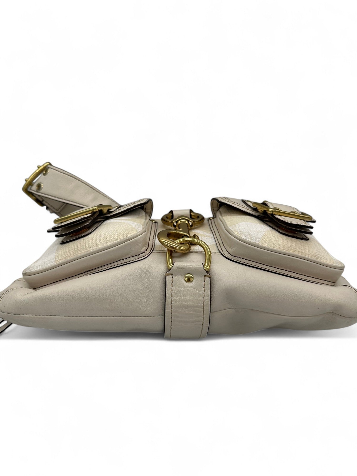 Vintage Coach 7469 2006 Legacy Shoulder Bag in Cream Monogram - Thanks it's Vintage