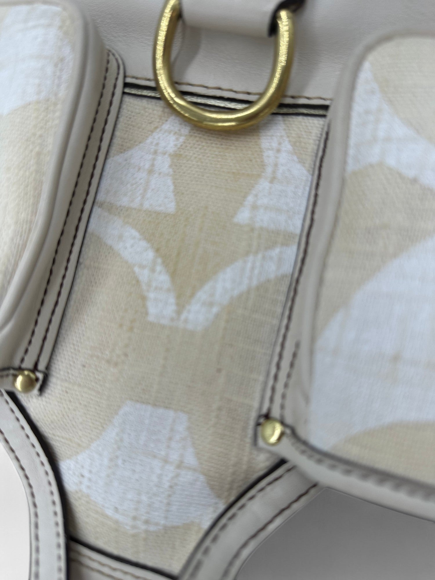 Vintage Coach 7469 2006 Legacy Shoulder Bag in Cream Monogram - Thanks it's Vintage