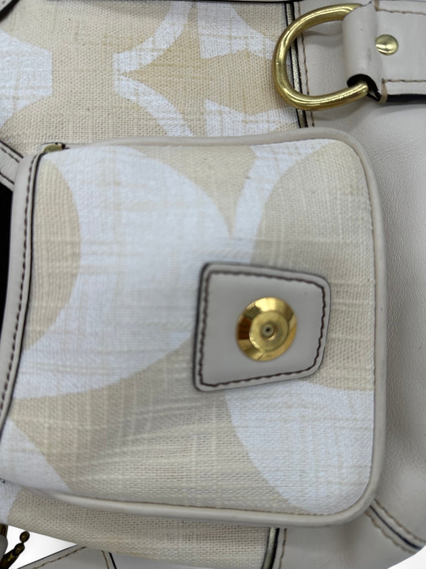 Vintage Coach 7469 2006 Legacy Shoulder Bag in Cream Monogram - Thanks it's Vintage